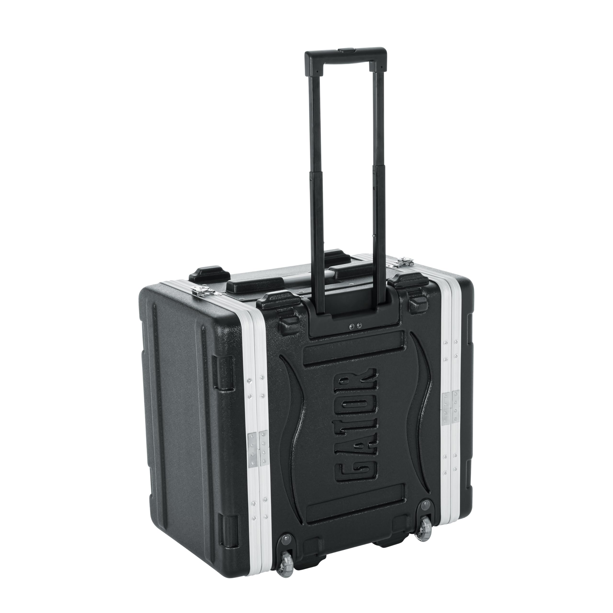 Gator CASES ‑ Custodia da 6U Rack con Ruote Retrattili e Binari Anteriori/Posteriori, Polietilene (GRR‑6L 6U)