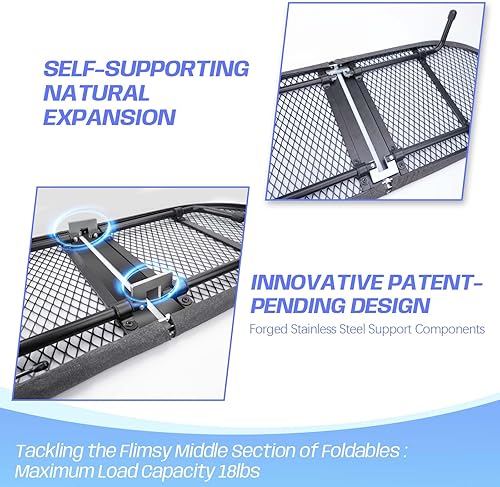 Miniatura 2 de Tabla de planchar de mesa con soporte para plancha, panel de malla metálica, tabla de planchar mini con cubierta resistente al calor, tabla de