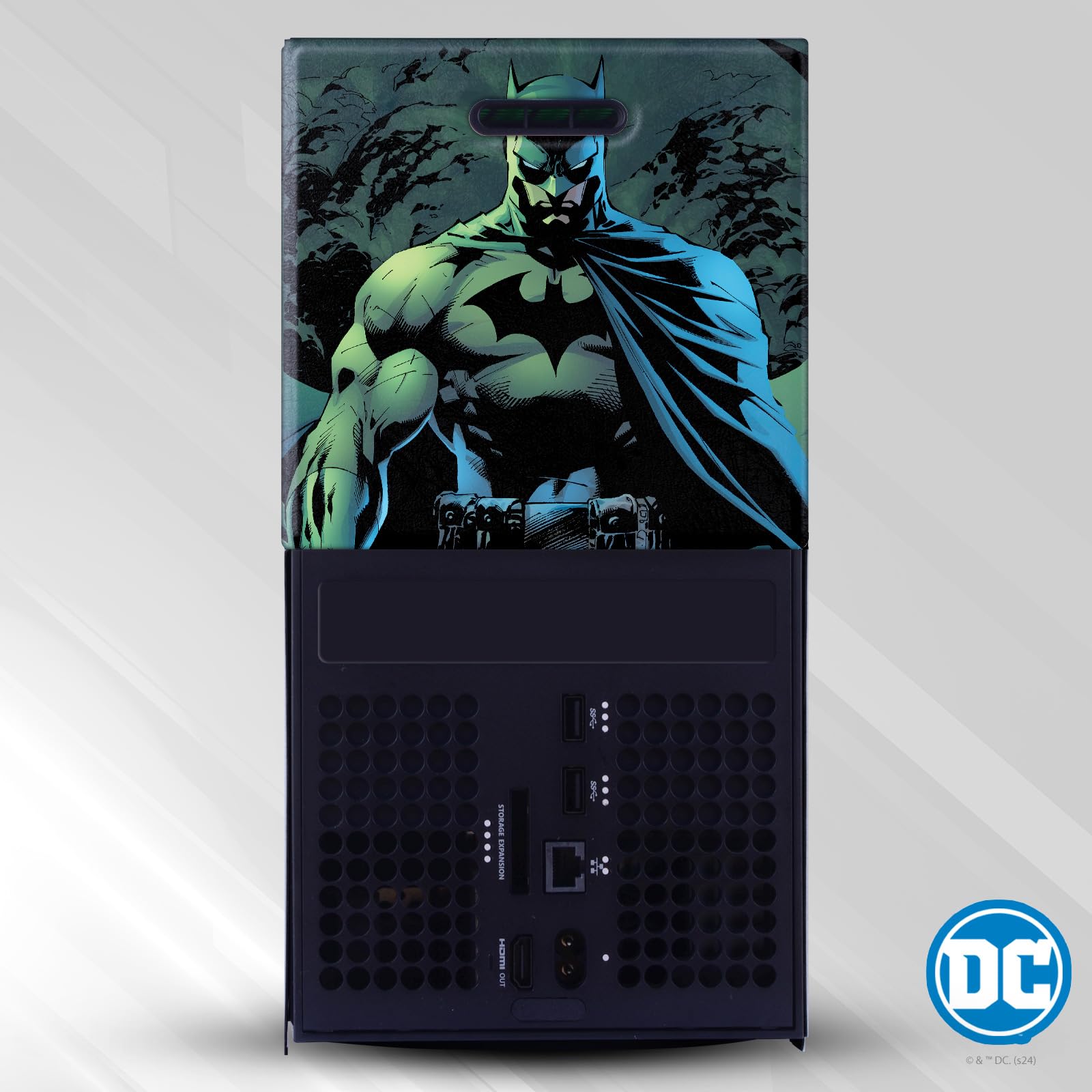 Head Case Designs Sous Licence Officielle Batman DC Comics Costume Hush Logos Et Bandes Dessinées Enveloppement De Console De Jeu Et Skins Pour Manette De Jeu Ensemble compatible avec Xbox Series X