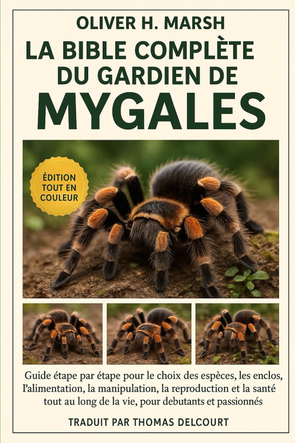La bible complète du gardien de mygales: Guide étape par étape pour le choix des espèces, les enclos, l’alimentation, la manipulation, la reproduction ... long de la vie, pour débutants et passionnés