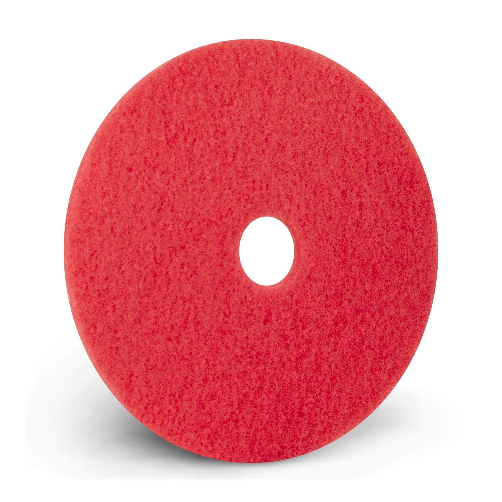Glit/Microtron 404420 - Almohadilla de limpieza diaria y pulidor, 50,8 cm, color rojo (paquete de 5)