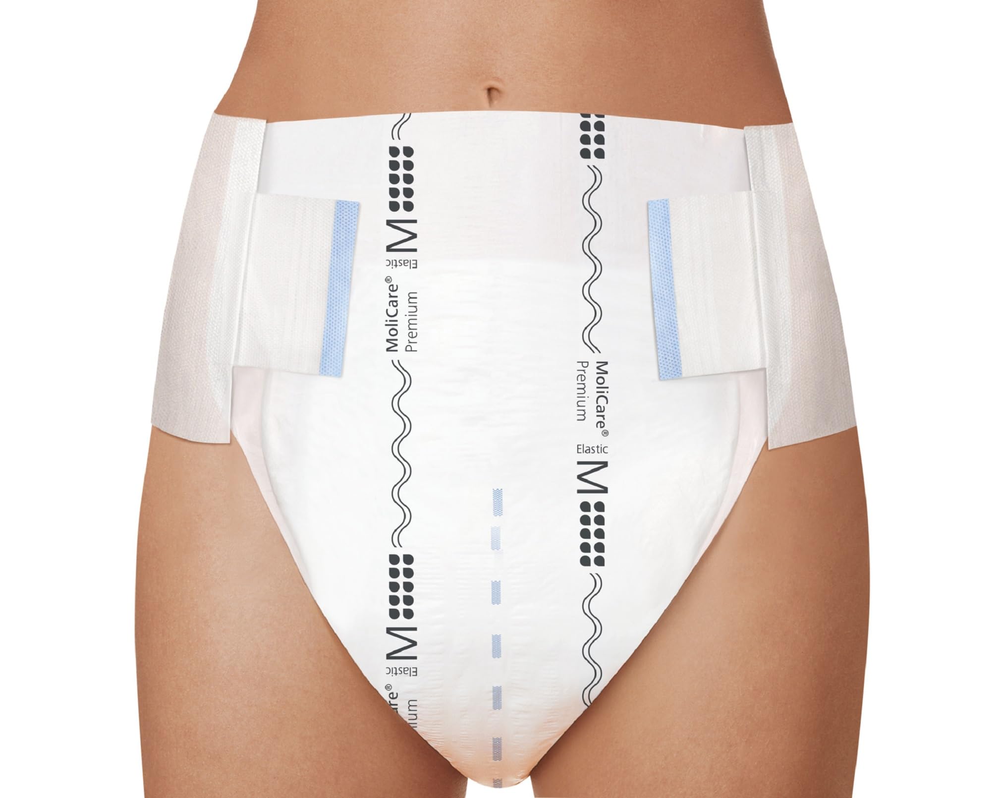MoliCare Premium Elastic Slip: w przypadku najcięższego nietrzymania moczu dla kobiet i mężczyzn; 10 kropli, rozmiar M (obwód bioder 85-120 cm), 4 x 14 sztuk