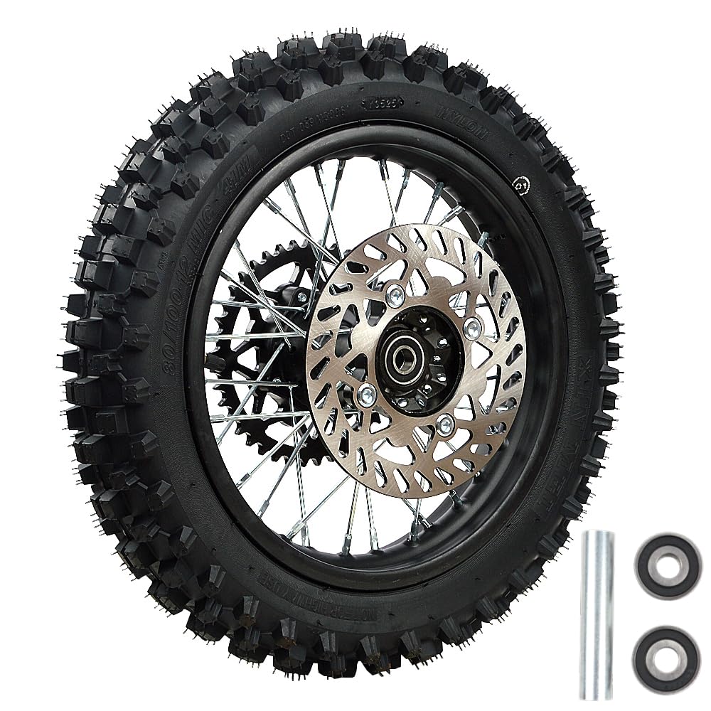 Amazon.co.jp: リムチューブタイヤ 80/100-12 3.00-12 12-15MM