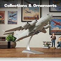 Vista 5 de 1/200 C-17 GlobemasterⅢ Kits de modelo de avión fundido con soporte Transport Metal Airplane Modelo de avión pre-construido del Escuadrón de Ala