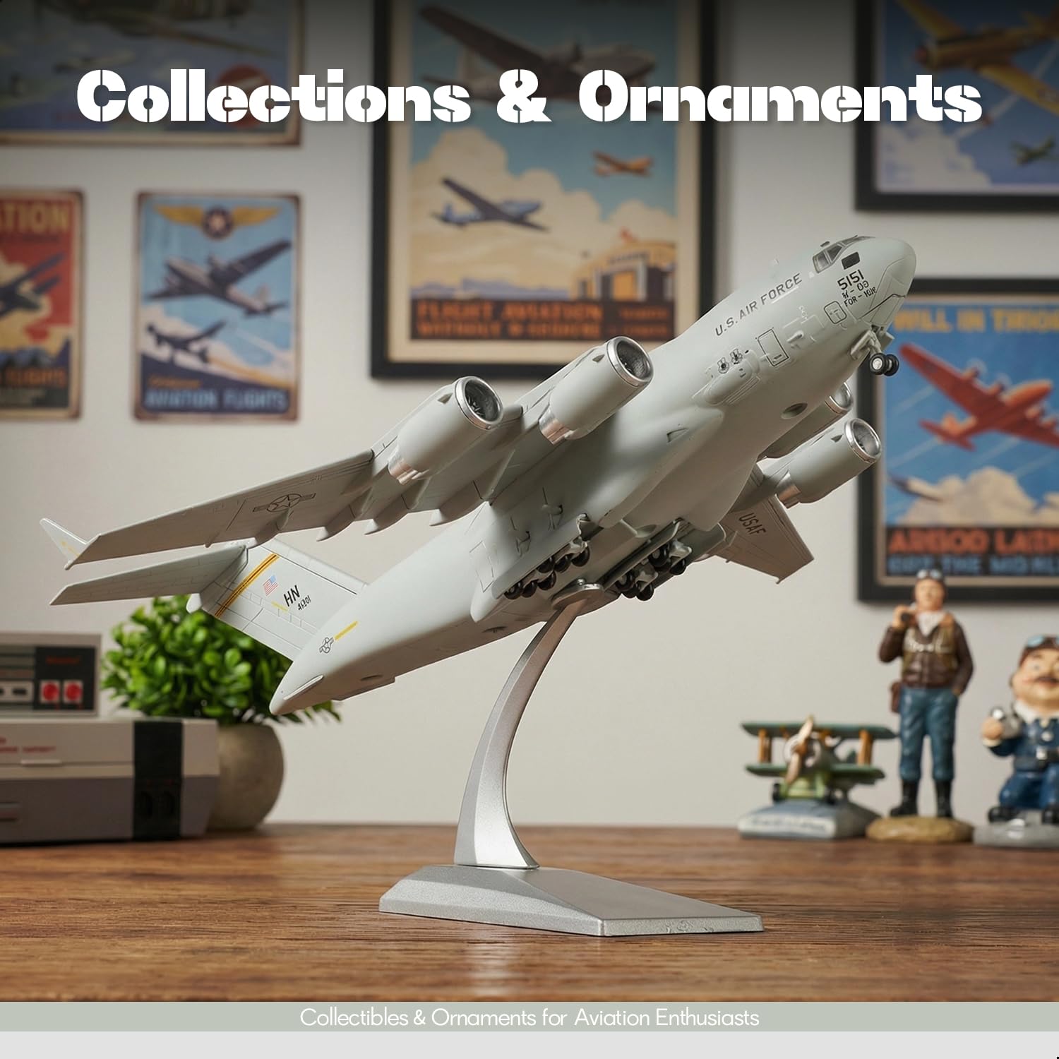 Amazon.co.jp: NUOTIE 1/200 C-17 グローブマスターⅢ スタンド付き