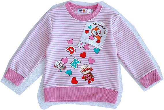 Amazon アンパンマン 服 綿 長袖 子供 パーカー キッズ トレーナー 秋 冬 トップス ばいきんまん グッズ 女の子 男の子 90 100 110 1 130 通園 通学 学校 快適 通気 可愛い 漫画キャラクター 誕生日 プレゼント B