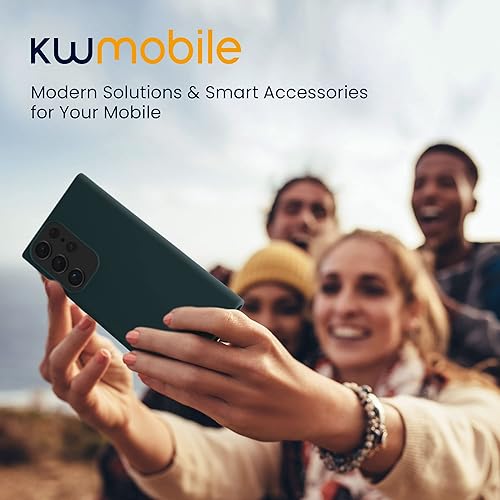 Miniatura 9 de kwmobile Funda compatible con Samsung Galaxy S23 Ultra - Funda protectora de silicona TPU suave y delgada - Pizarra oscura