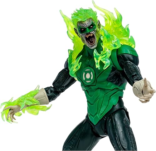 Miniatura 6 de DC Multiverse vs Vampires - Figura de acción exclusiva de 7 pulgadas, etiqueta dorada de linterna verde vampiro