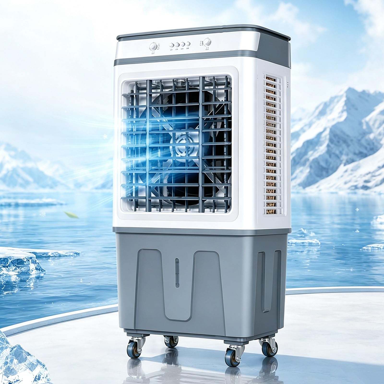 Industrial Evaporative Air Cooler, Cooling Air Conditioner, Humidifier
