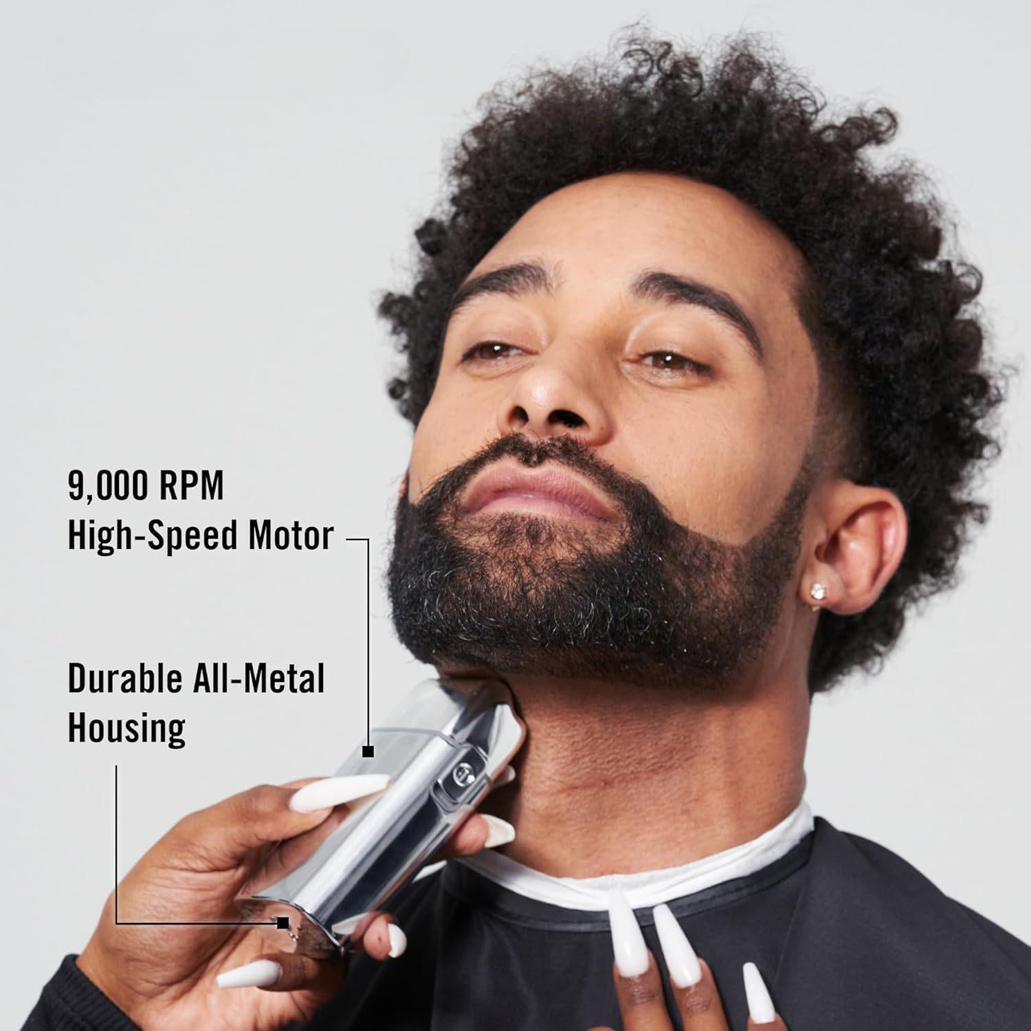 Amazon | LARGNER レトロ電気カミソリ 男性用 髭トリマー付き 充電式