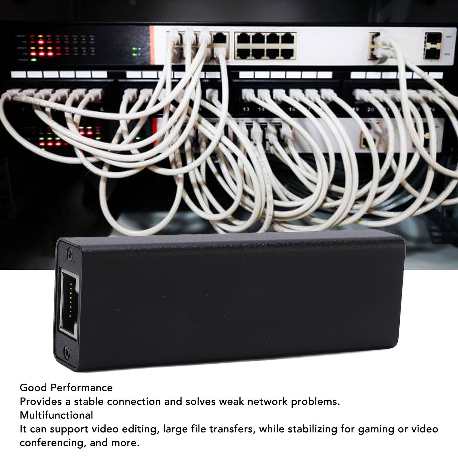 ANGGREK Adattatore USB C a Ethernet, Convertitore LAN Cablato 5 Gbps, Chip Realtek RTL8157, per Connessione di Rete Stabile