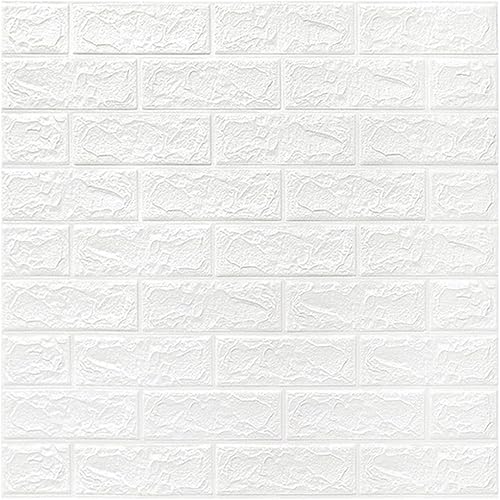 Miniatura 8 de 10 paneles de pared 3D para despegar y pegar, papel tapiz autoadhesivo de ladrillo de espuma, papel tapiz para pared de baño, impermeable, espuma de