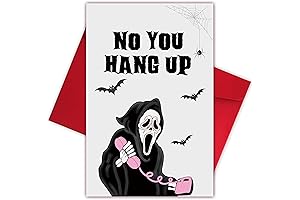 No You Hang Up Scream Birthday Card