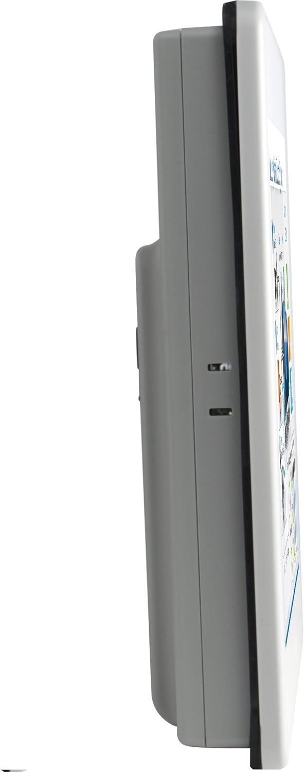 Pro wa upandefile of the Weintek MT8100iE HMI, showing its slim design.