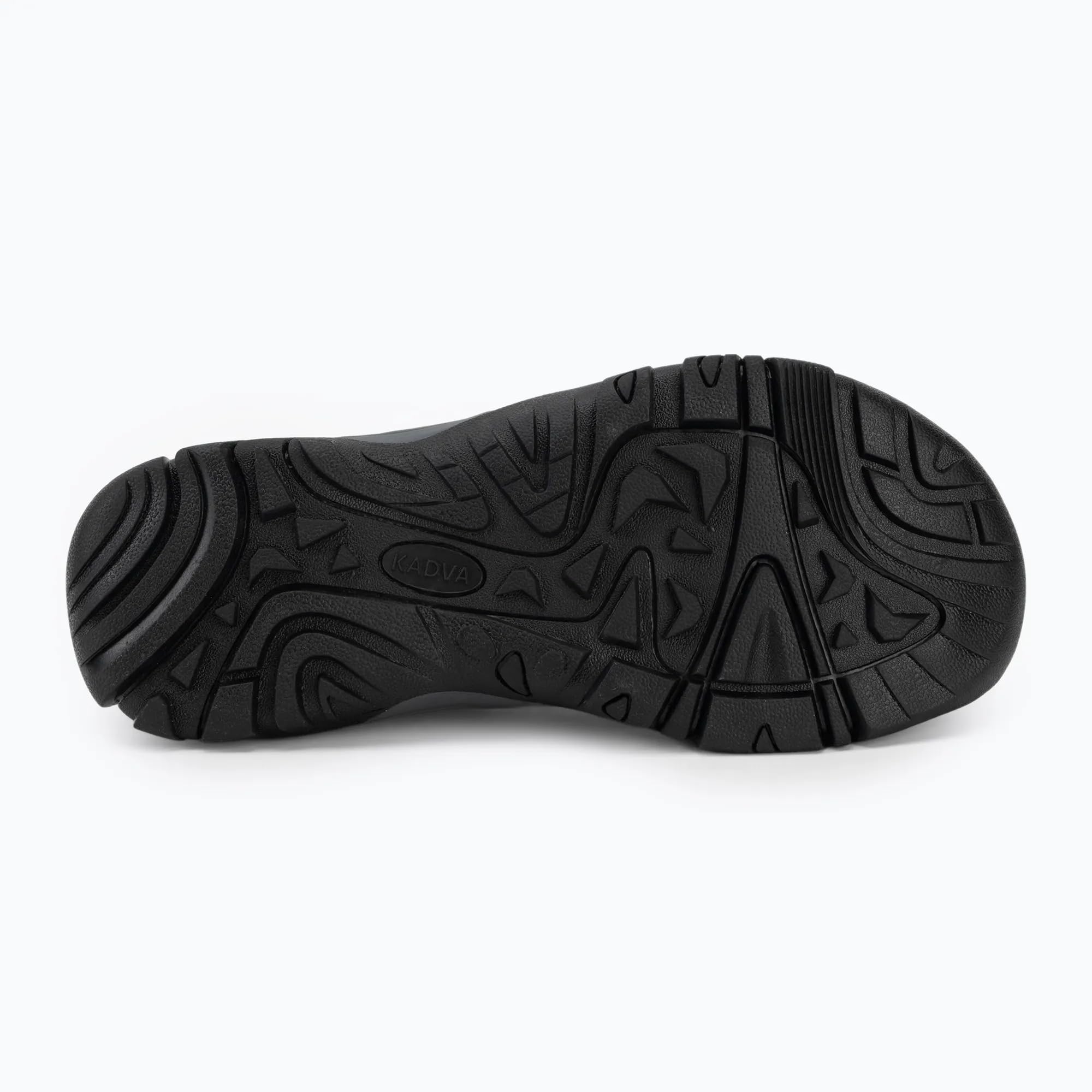 KADVA Strike Vent Herren Trekkingsandalen – geschlossene Outdoorsandalen aus Leder & Textil mit Schnellverschluss, EVA-Dämpfung