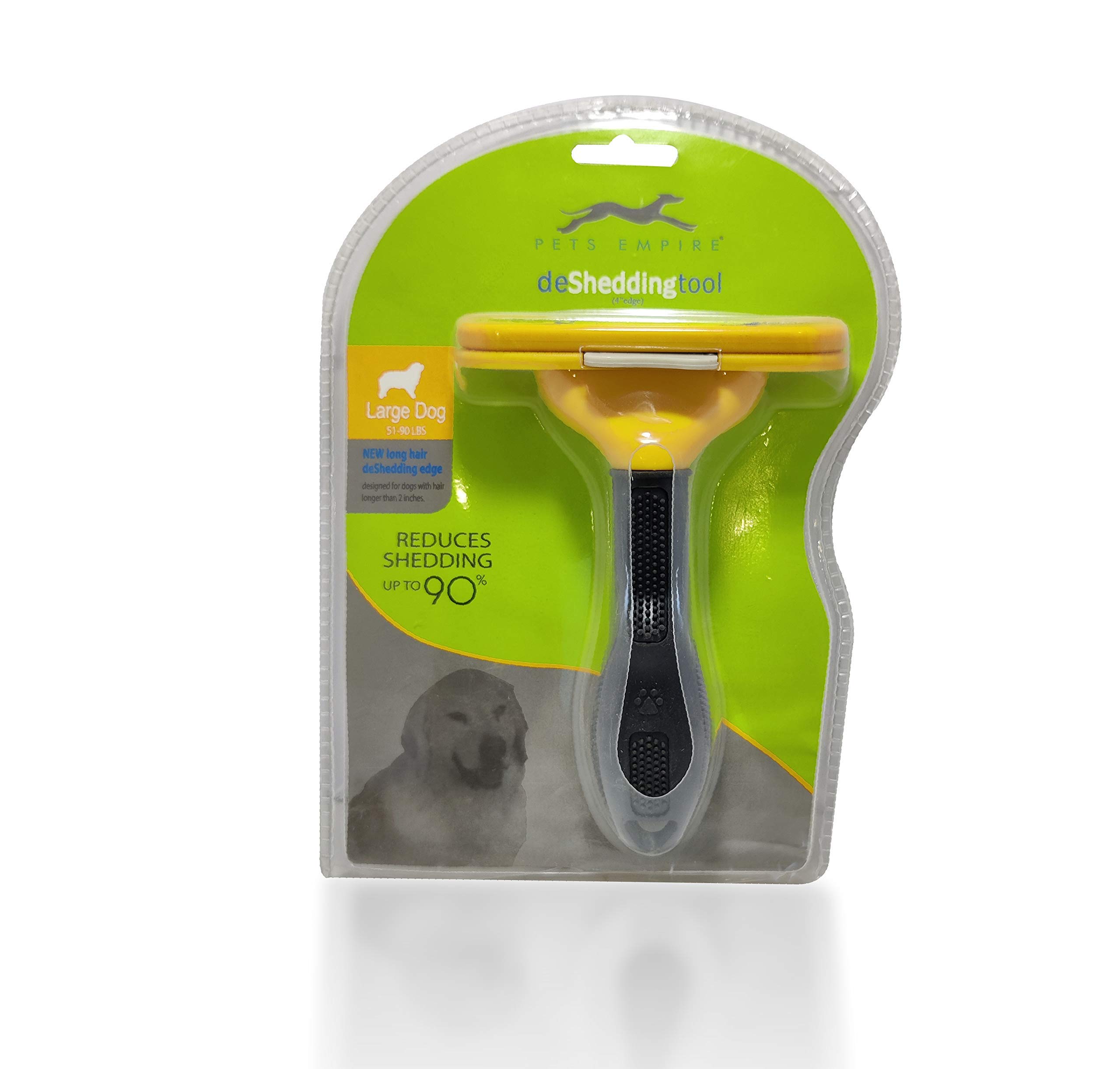 Pets Empire Pet Deshedding Tool Pet Grooming Brush for Dogs and Cats Shedding Tool- (LONG HAIR, (LARGE) DOG 51-90 LBS) (B08X77HQJ5) Amazon Price History, Amazon Price Tracker