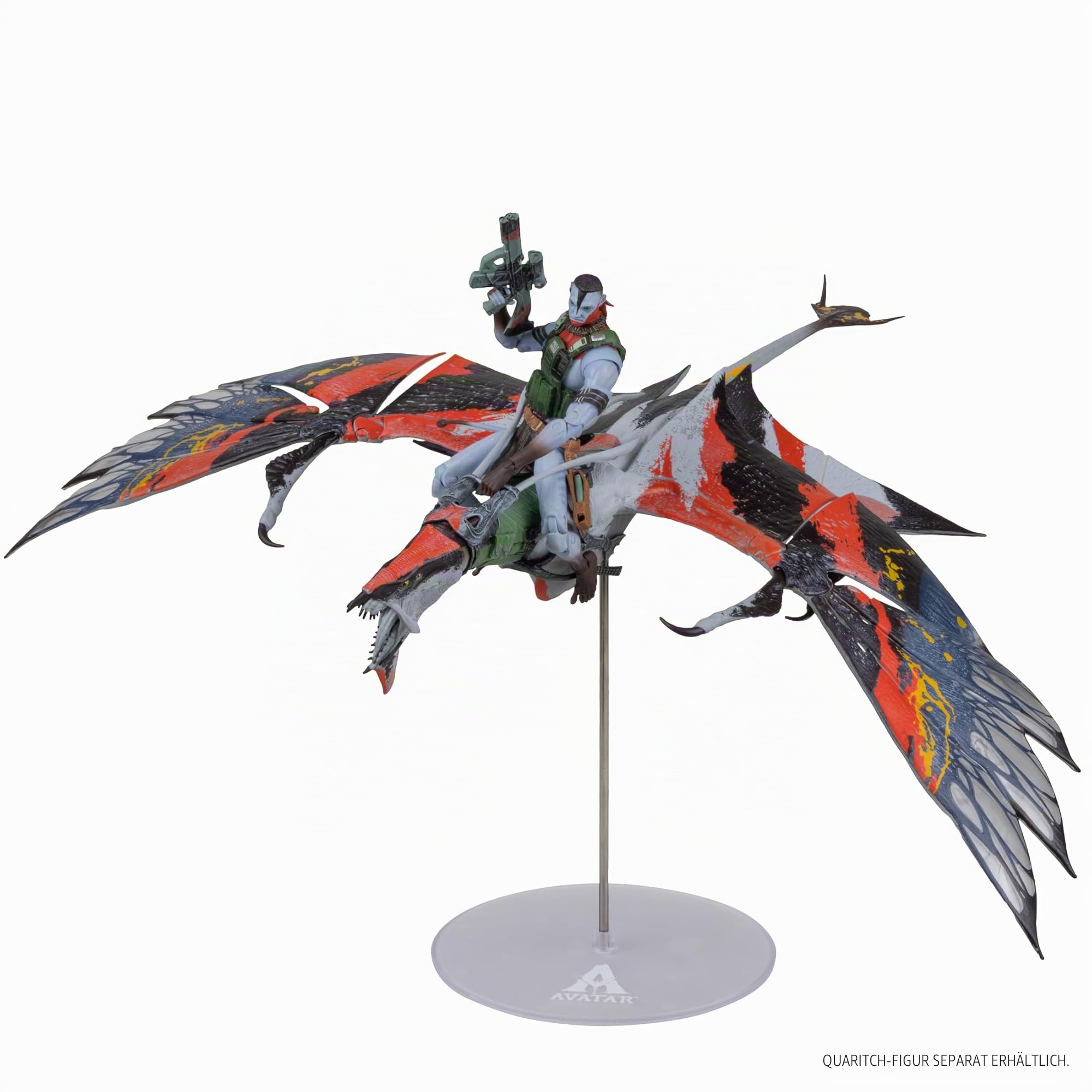 Avatar: Fire and Ash Action Figure Quaritch's new Banshee