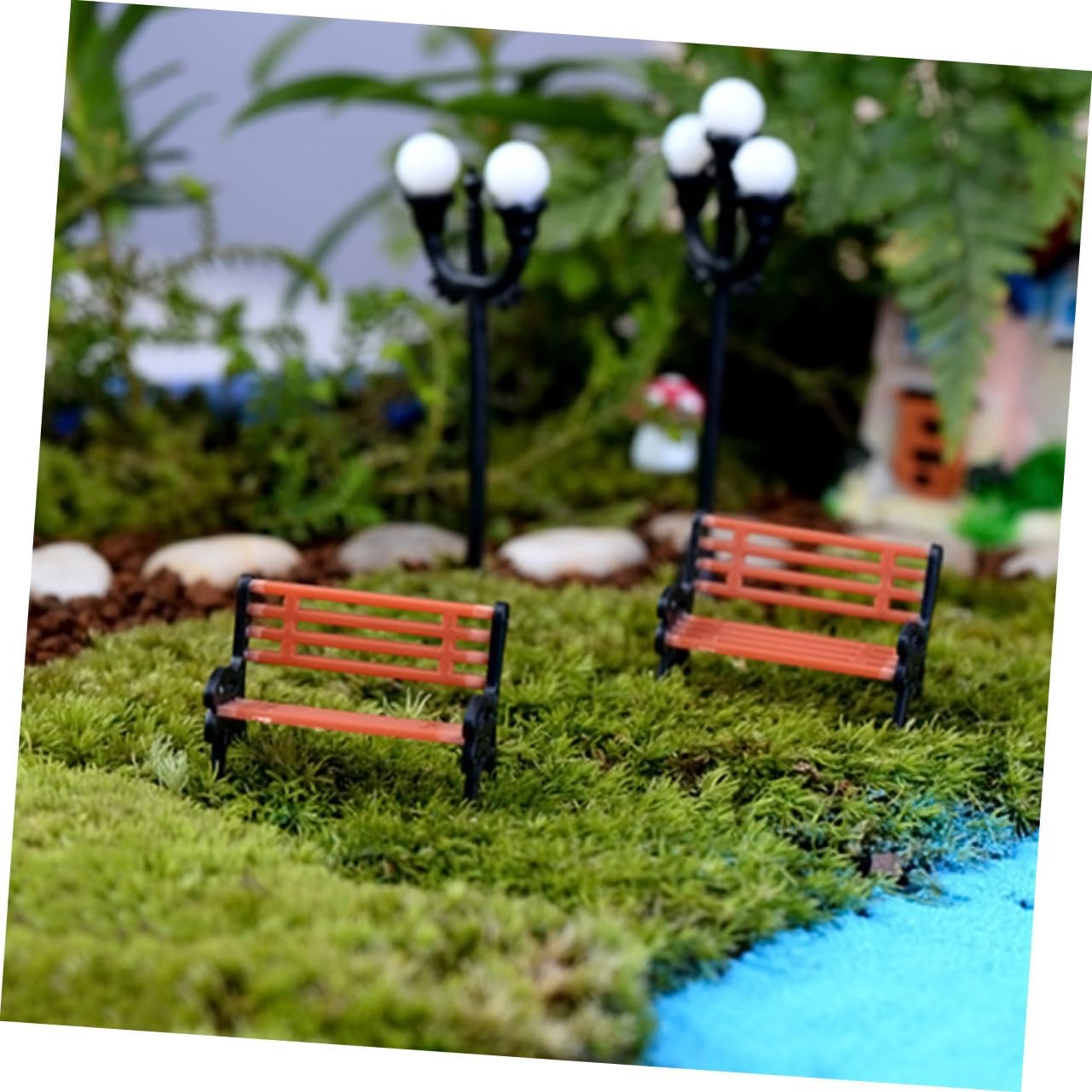 Toddmomy Artificial Decor Miniature DIY for Micro Chair Landscape Garden