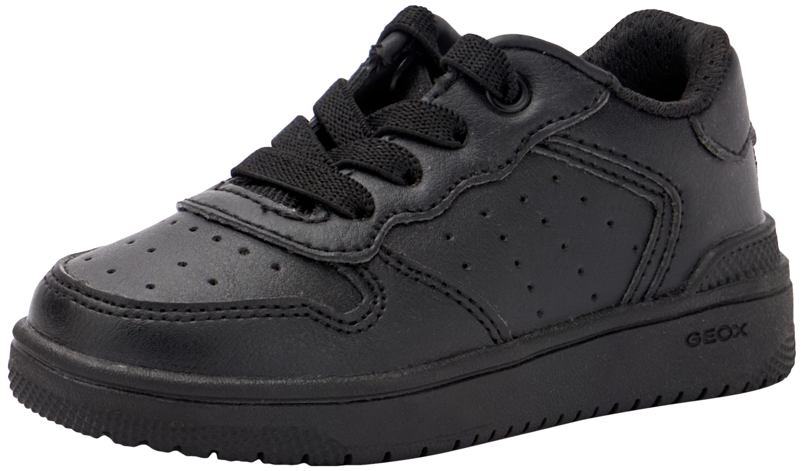 Geox J Washiba Girl D Sneaker, Schwarz, 7 UK Child