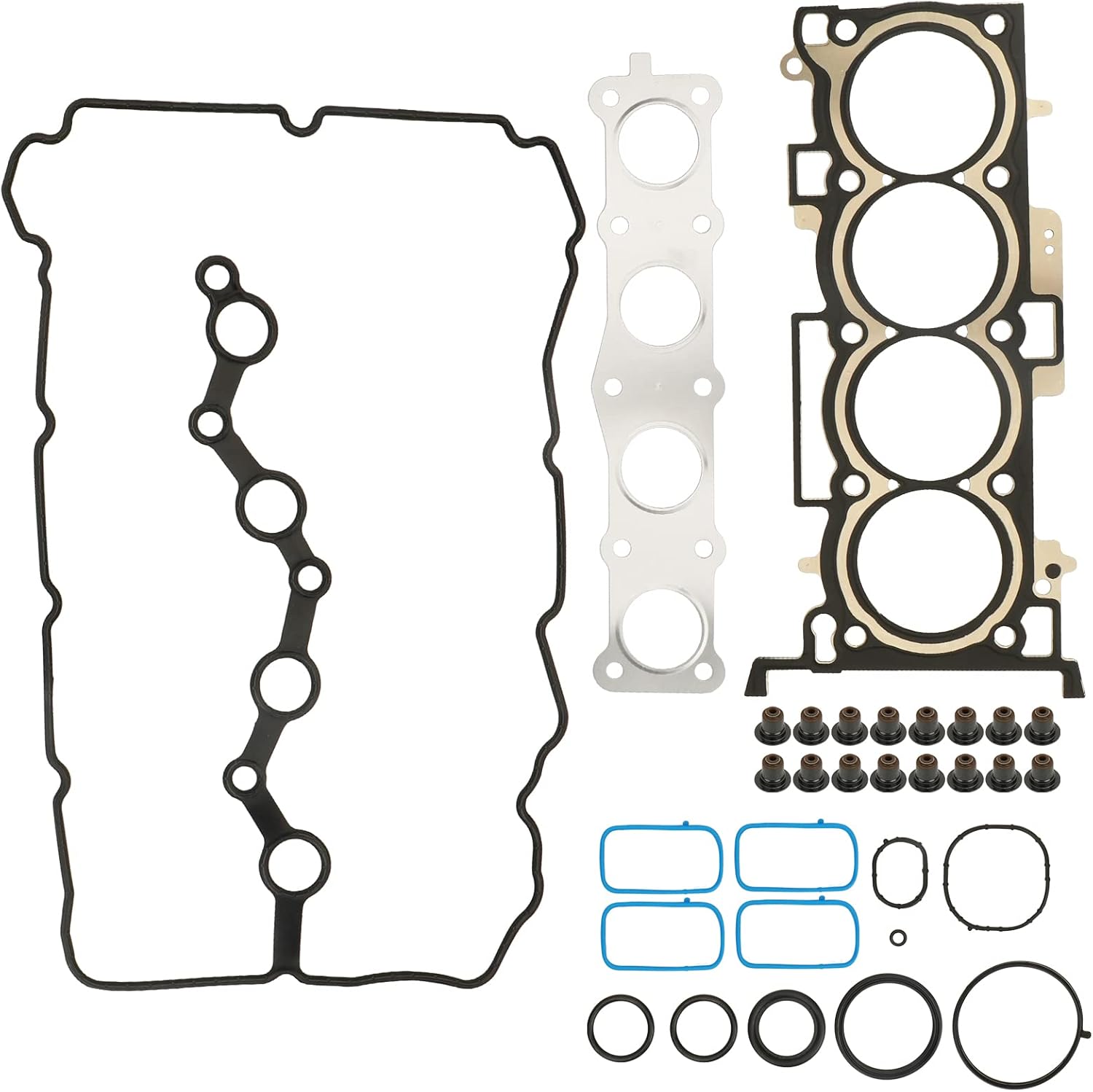 Engine Cylinder Head Gasket Set Compatible with 2.4L - Hyundai Santa Fe Sport 2013-2015, Sonata 2011-2014, Tucson 2014-2015; Kia Optima 2011-2015, Sorento 2012-2015, Sportage 2014-2015
