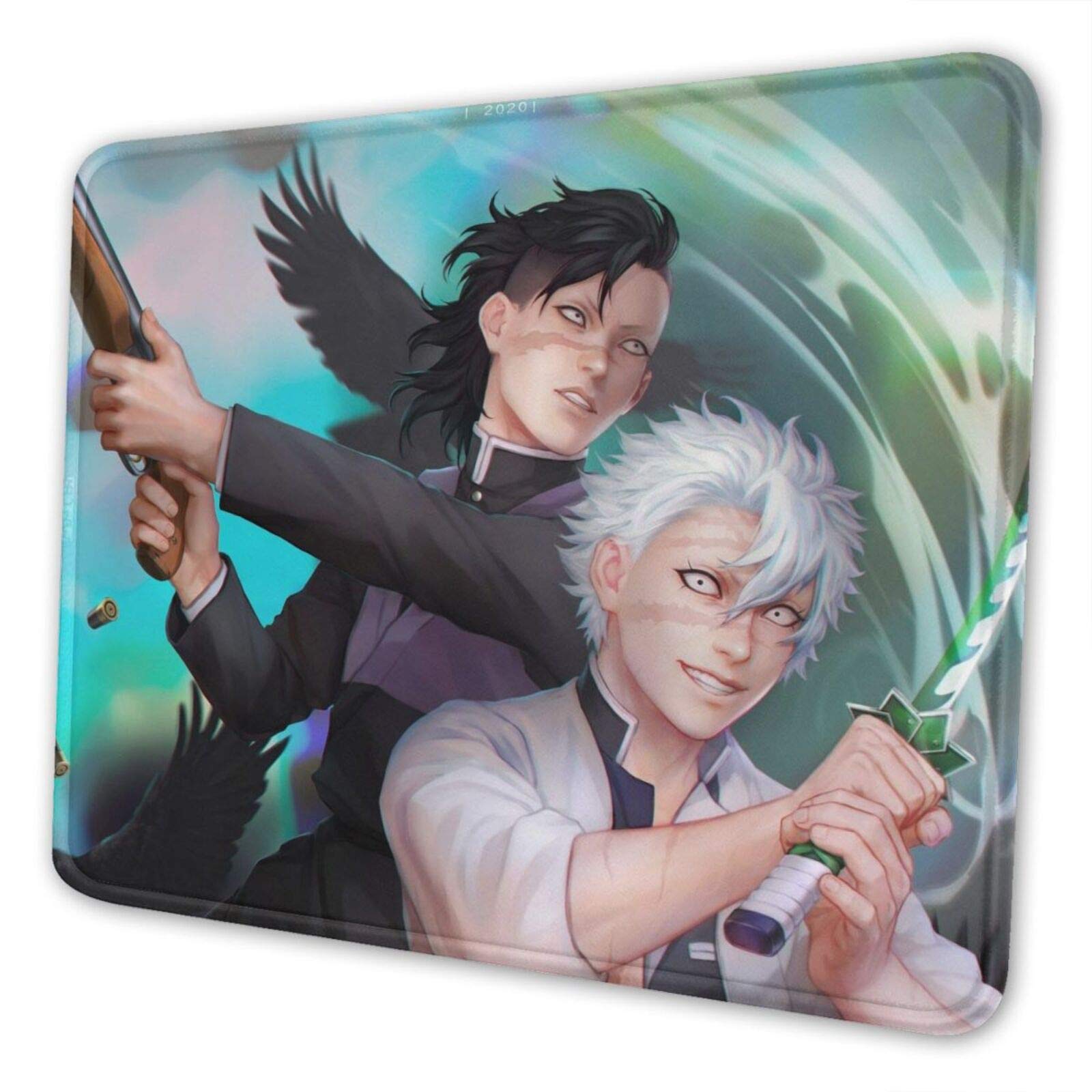 Amazon.com: Anime Demon Slayer Genya Shinazugawa Sanemi Shinazugawa Mouse  Pads 7 X 8.6 in : Office Products