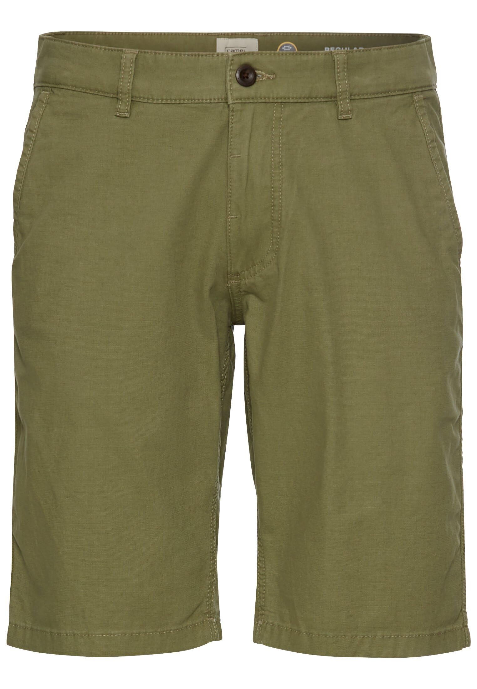 camel active Herren Chinoshorts aus Baumwolle mit Stretch
