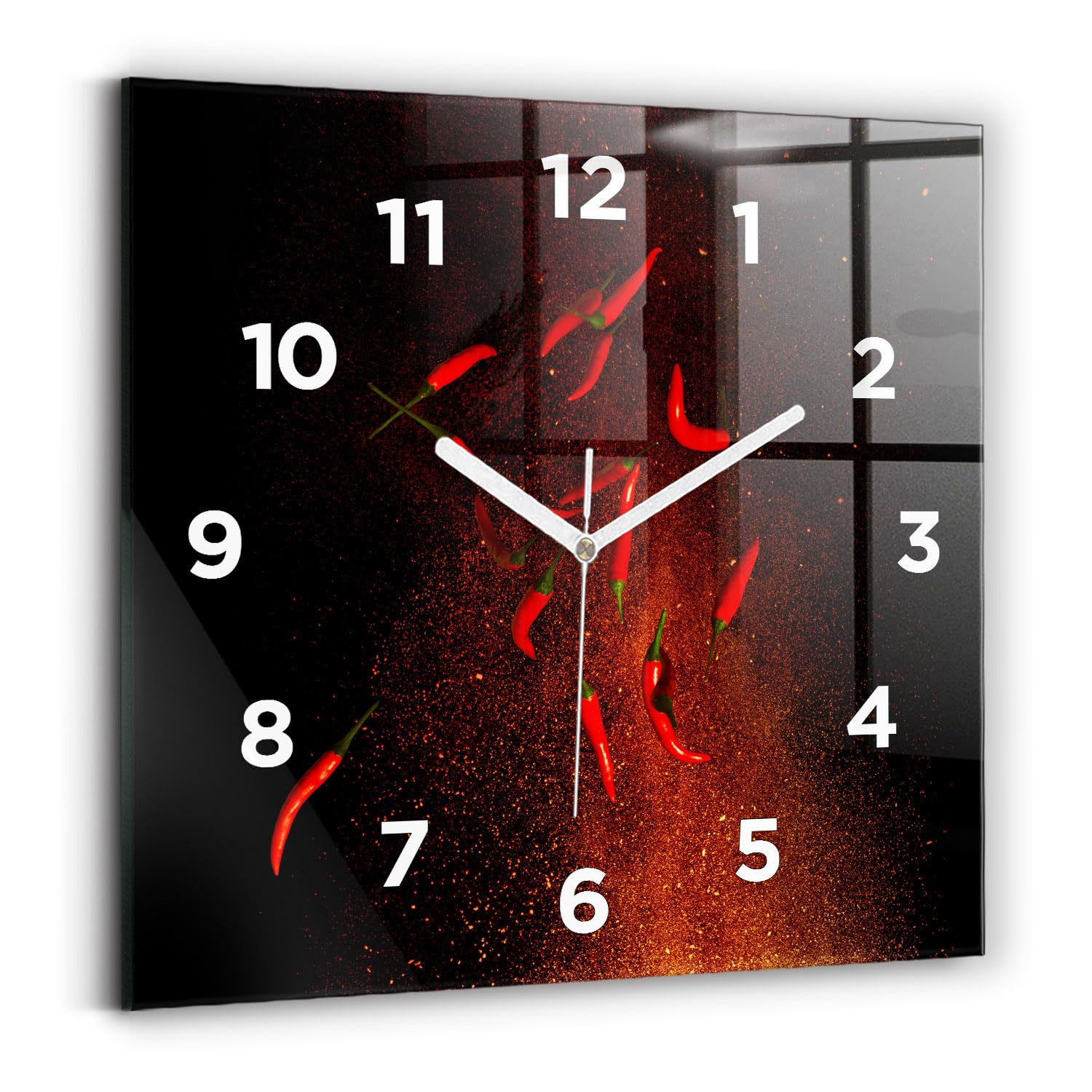 Horloge numérique Wallfluent de qualité supérieure avec mécanisme silencieux