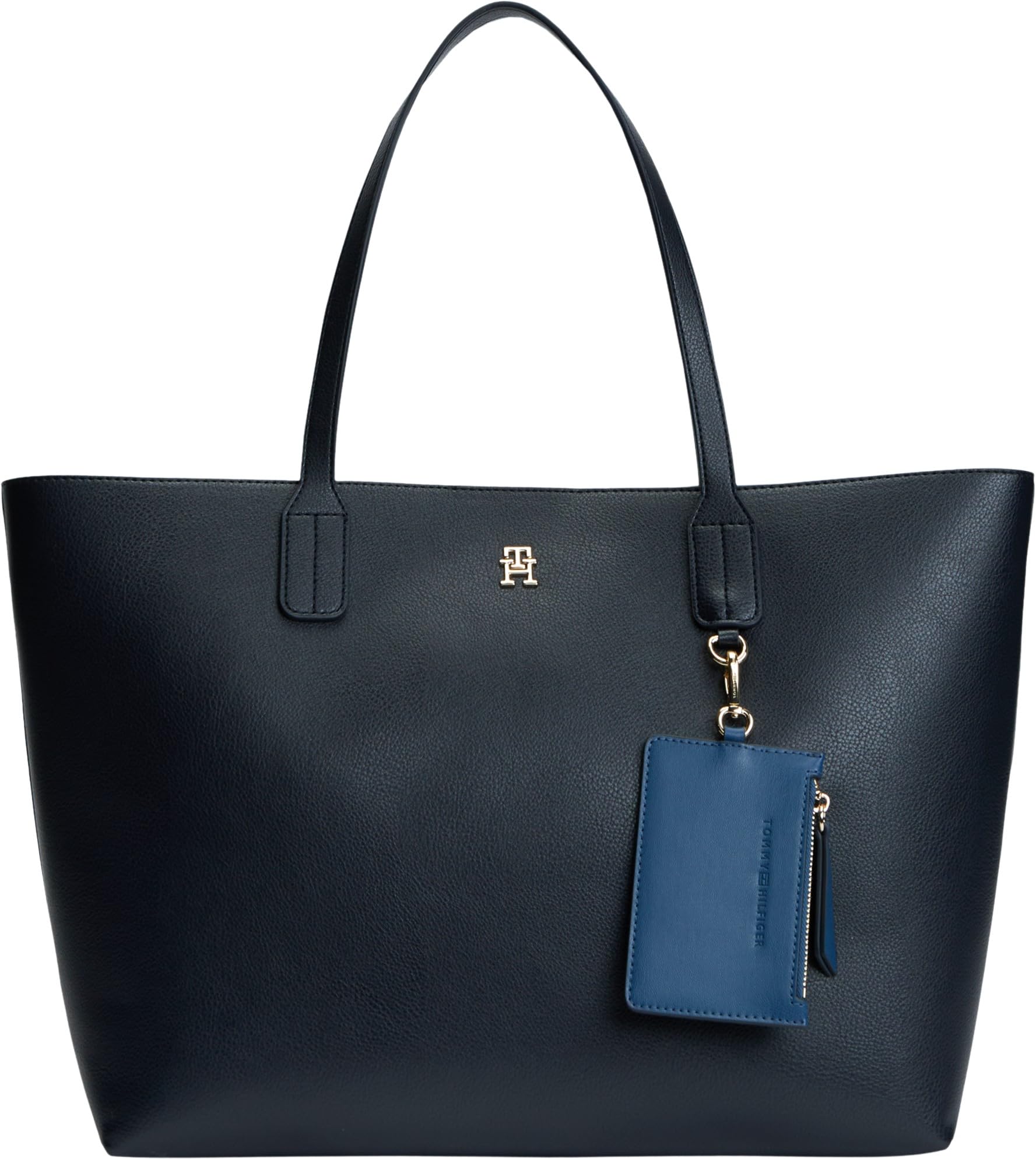 Tommy Hilfiger Women's Blue Hilfiger Icon Th Monogram Tote Bag