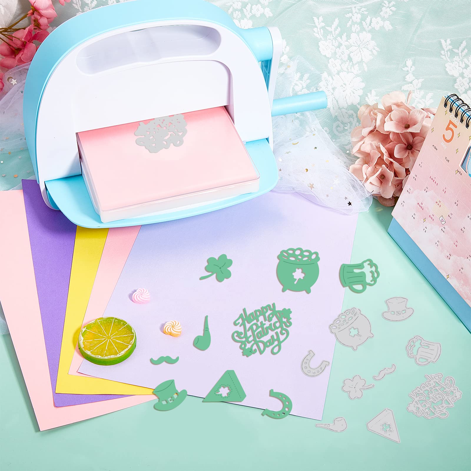 Set Di Fustelle A Forma Di Trifoglio - 3 Misure (9, 16, 25 Mm) Per Scrapbooking E Biglietti Fai-da-te