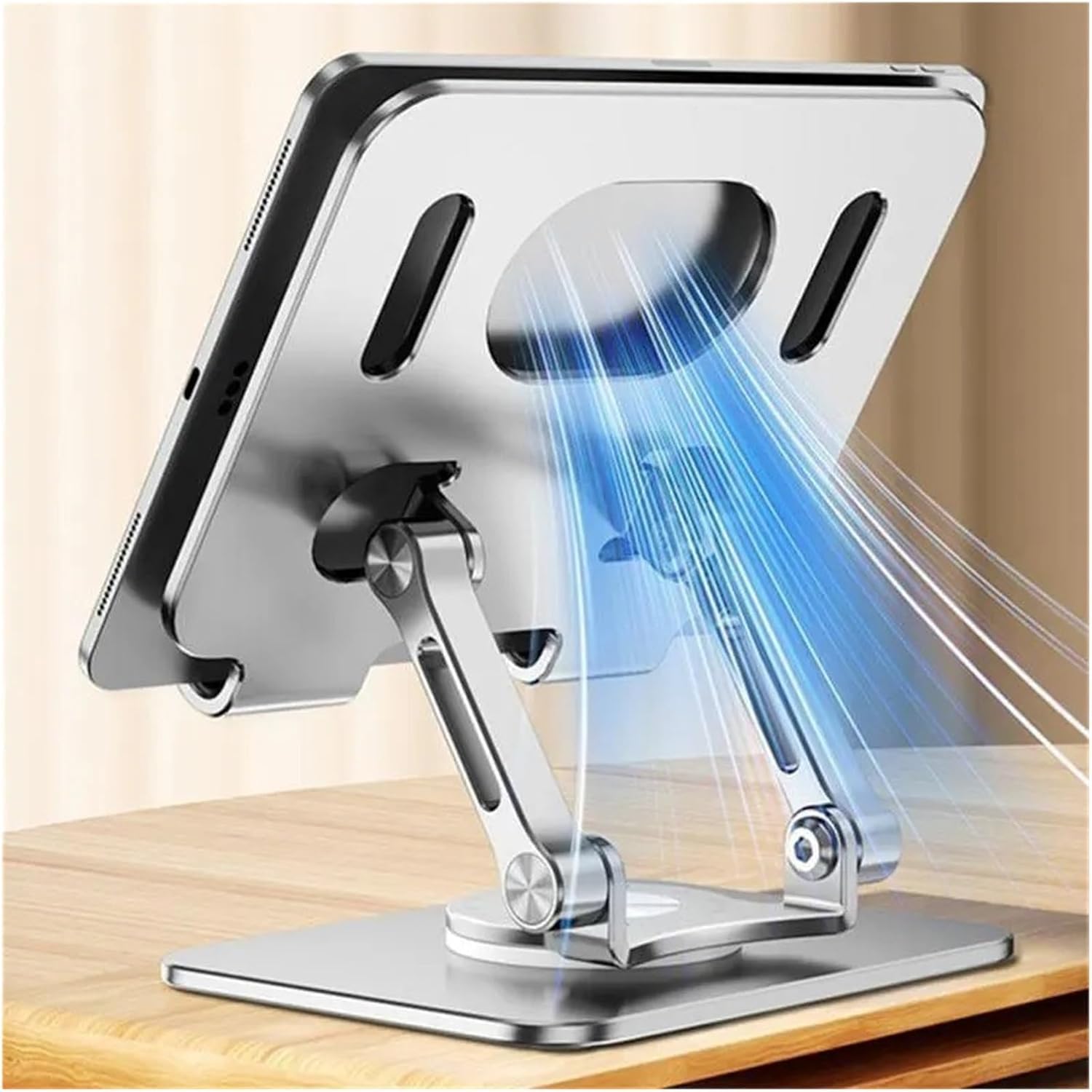 Supporto Pieghevole per Laptop da Scrivania, Supporto per Tablet E Telefono, Staffa Regolabile per Cellulare, Vassoio Ergonomico per Letto, Casa, Ufficio E Viaggi.