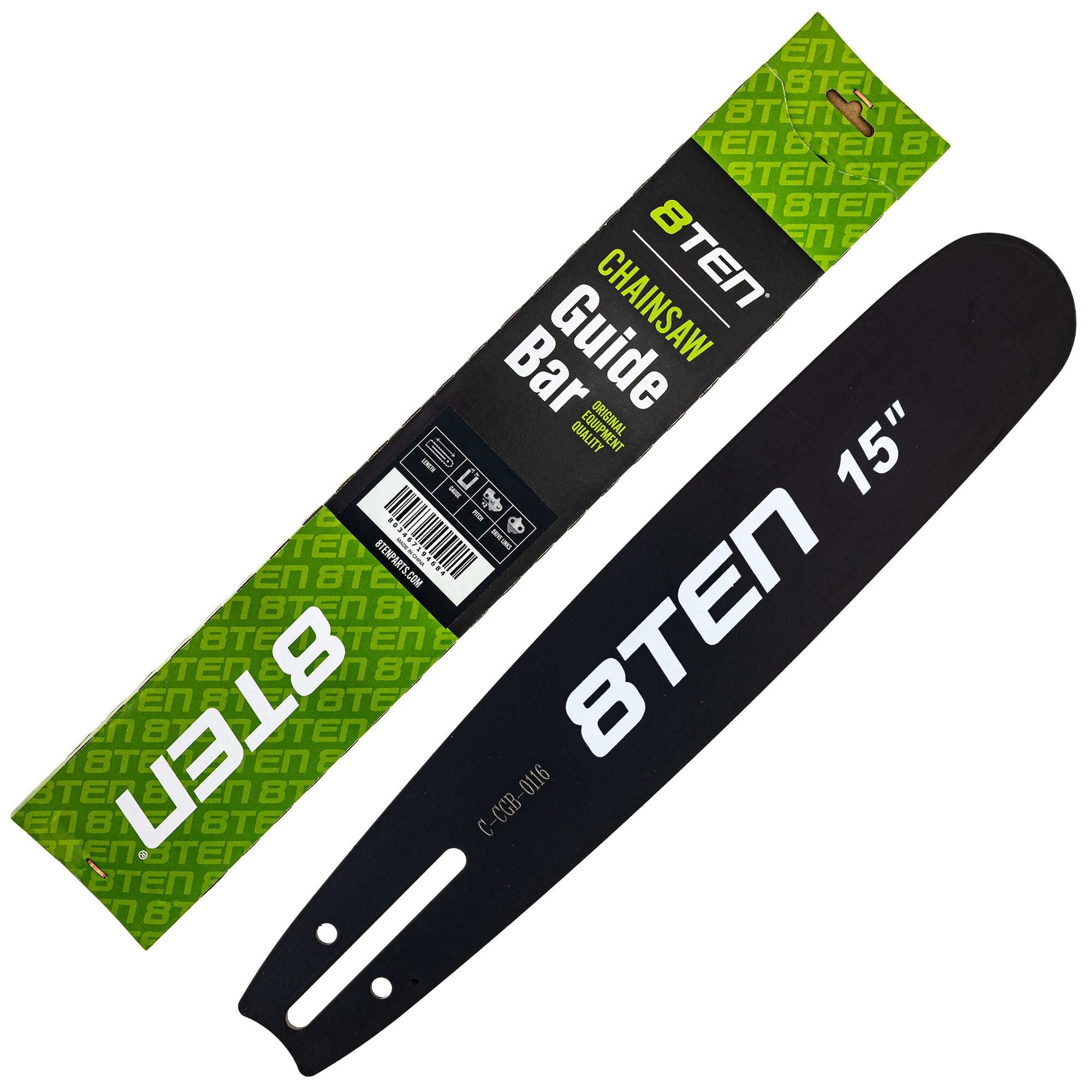 Amazon.com: 8TEN 15 Inch Chainsaw Guide Bar .058 3/8 56DL Chain