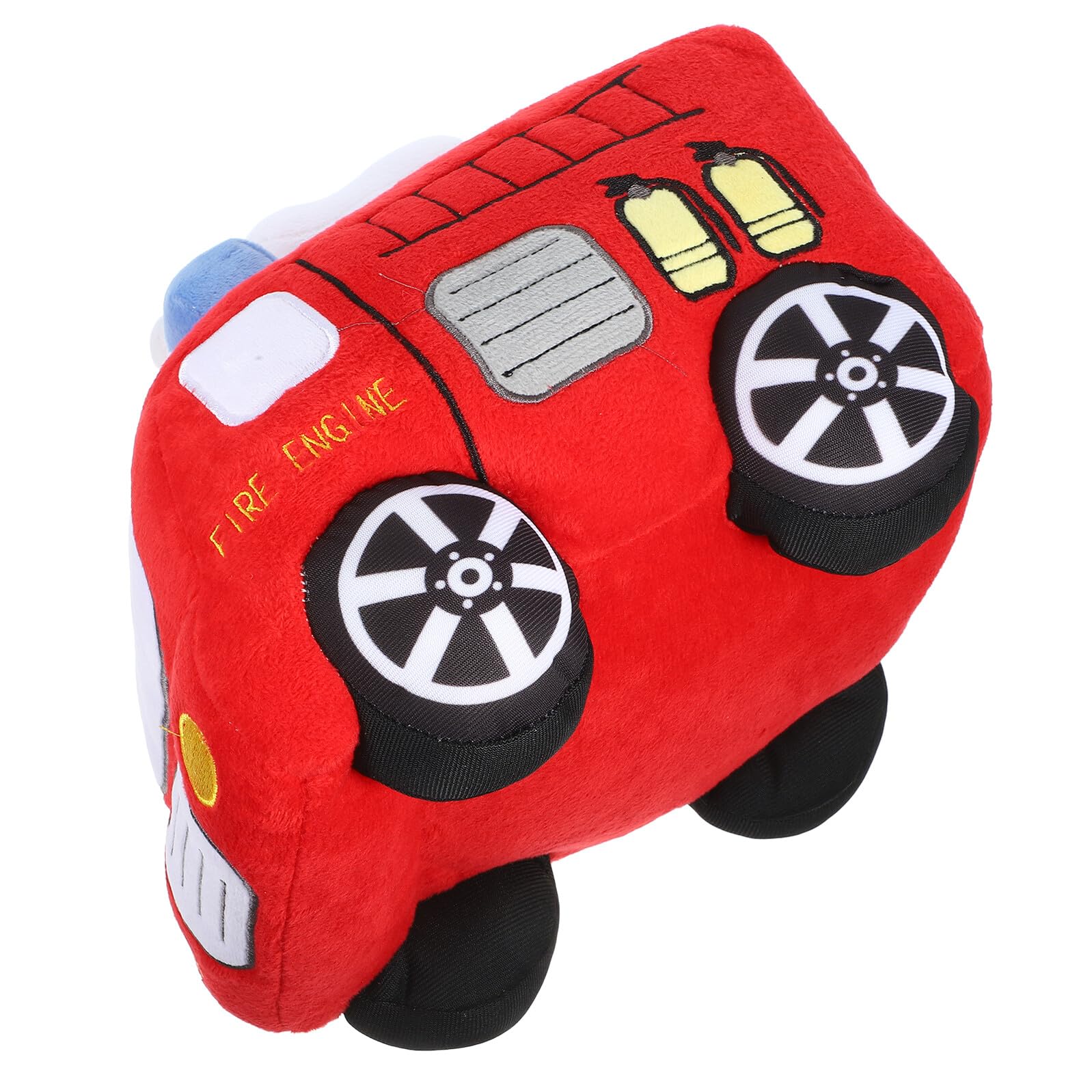 Toyvian Muñeco De Camión De Bomberos Suave Muñeco De Peluche para Sala De Estar Sofá y Coche Juguete De Peluche Modelo De Camión De Bomberos