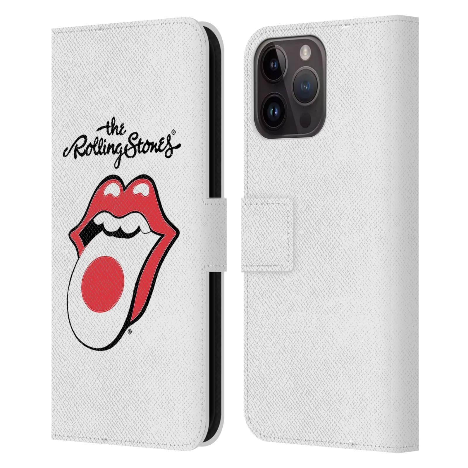 Carcasa de Cuero Premium The Rolling Stones iPhone 15 Pro Max 7