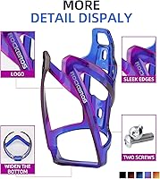 Vista 3 de ROCKBROS Soporte para botella de agua para bicicleta, jaulas ultraligeras para botellas de bicicleta con herramienta de tornillos, soporte universal