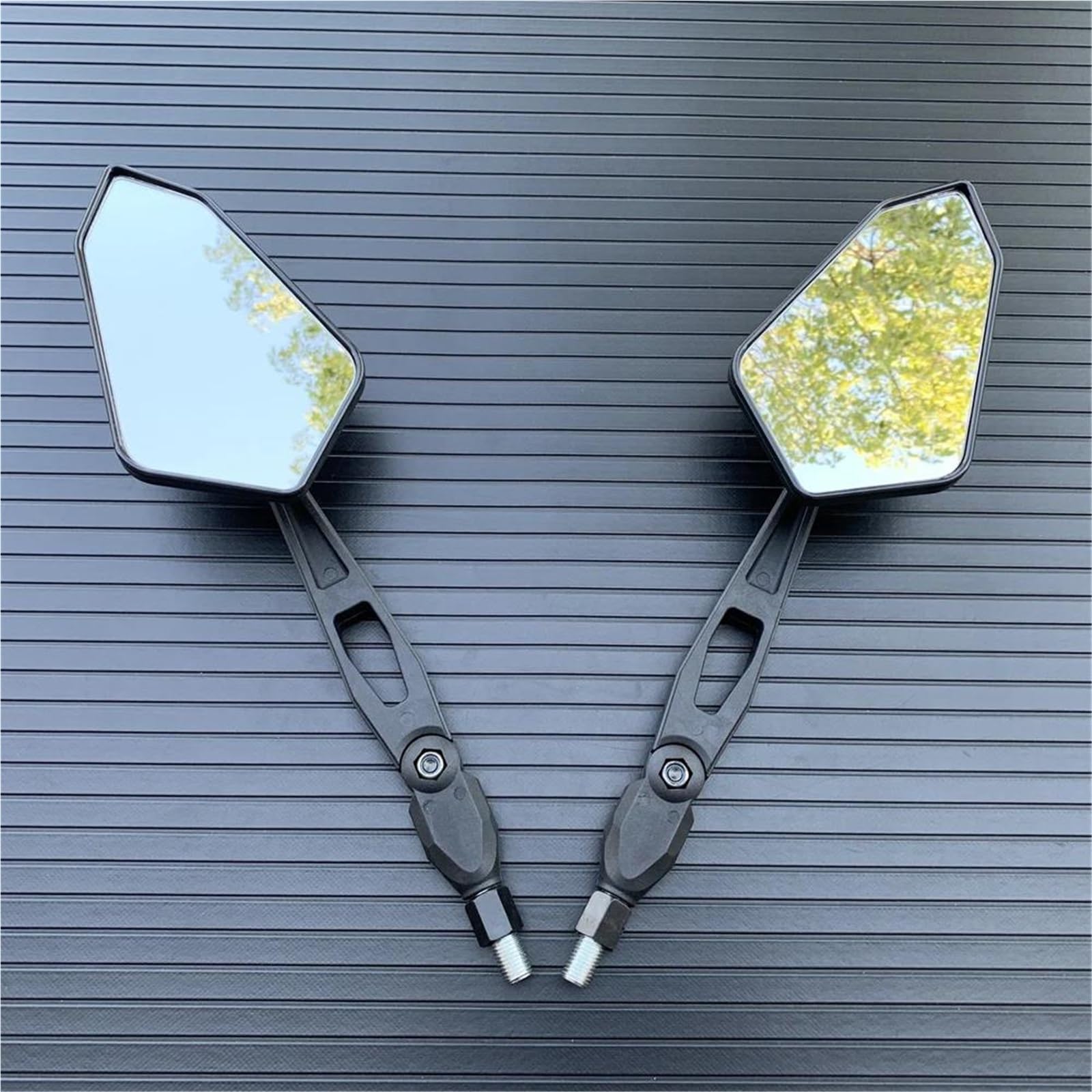 Specchietto Retrovisore Per Moto 10MM Per Coppia Di Spie Per Yamaha Per Kawasaki Per Suzuki Scooter Bar Mirror