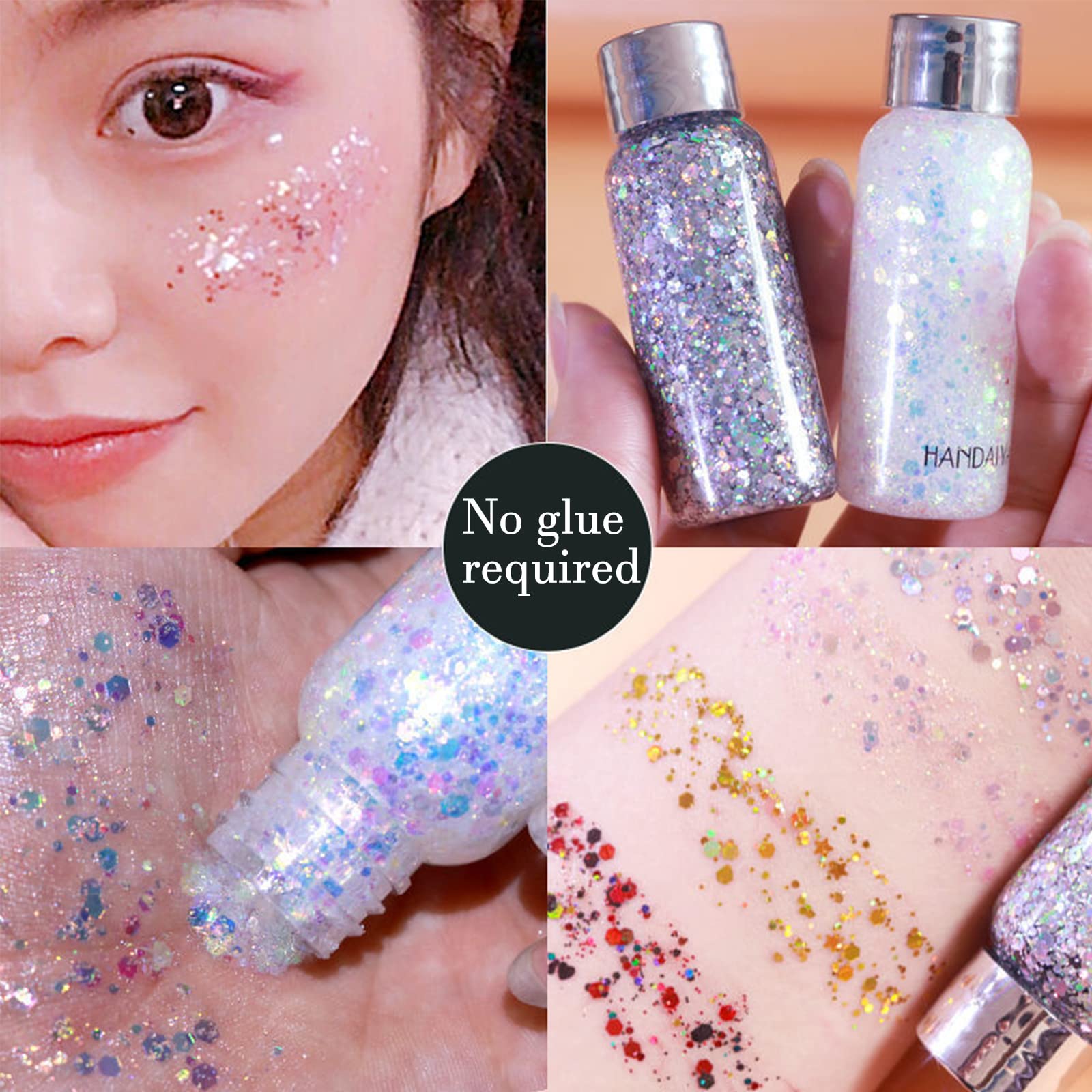 Mermaid Glitter Gel – Funkelnder Body-Glitzer Mit Pailletten Für Festival, Party & Make-up