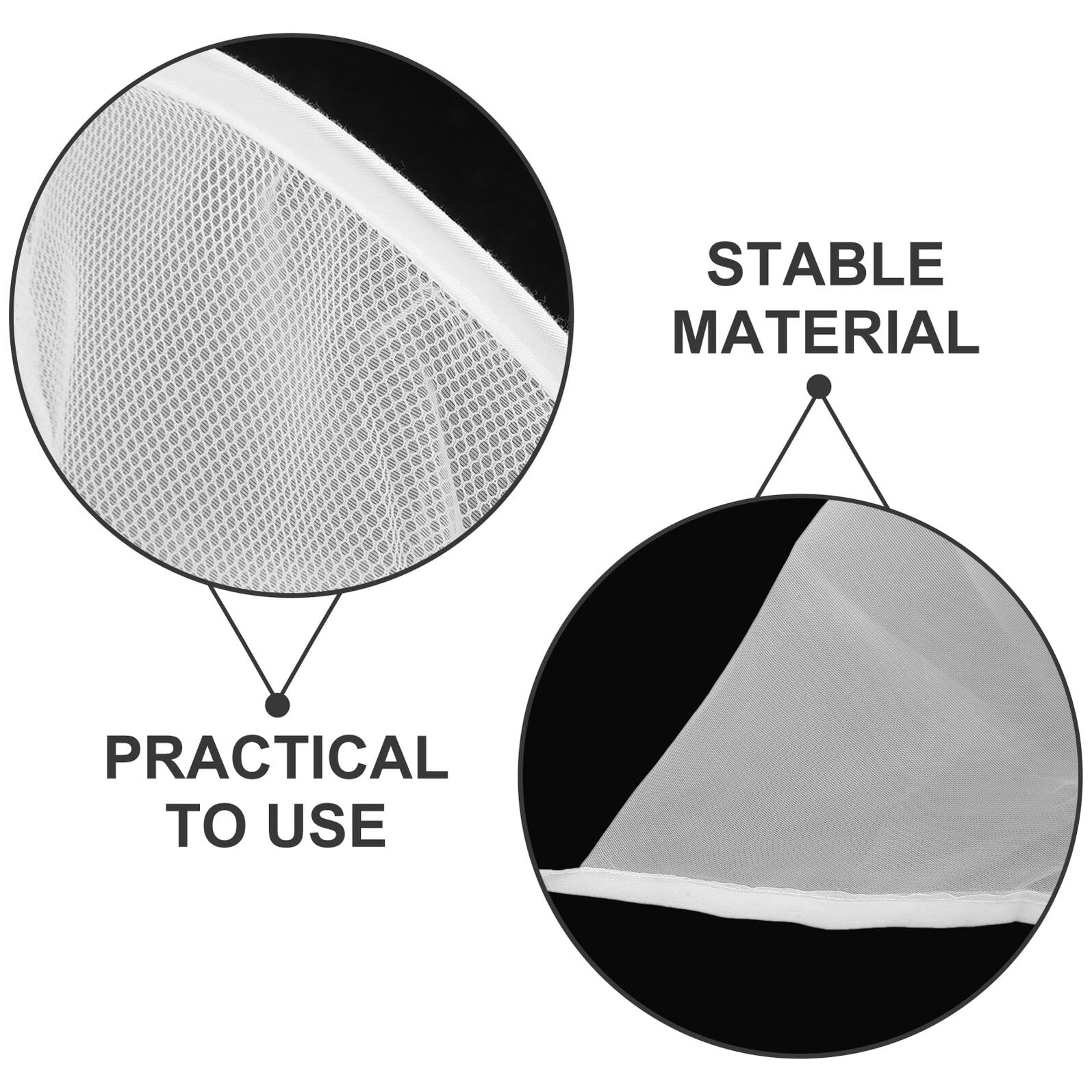 Lot de 5 Filtres à Miel en Nylon à Maille Ultra Fine, Tamis Conique Double Couche 35x35x30 Cm, Filtrant Réutilisable pour Extraction Apicole, Compatible Seau Standard, Passoire