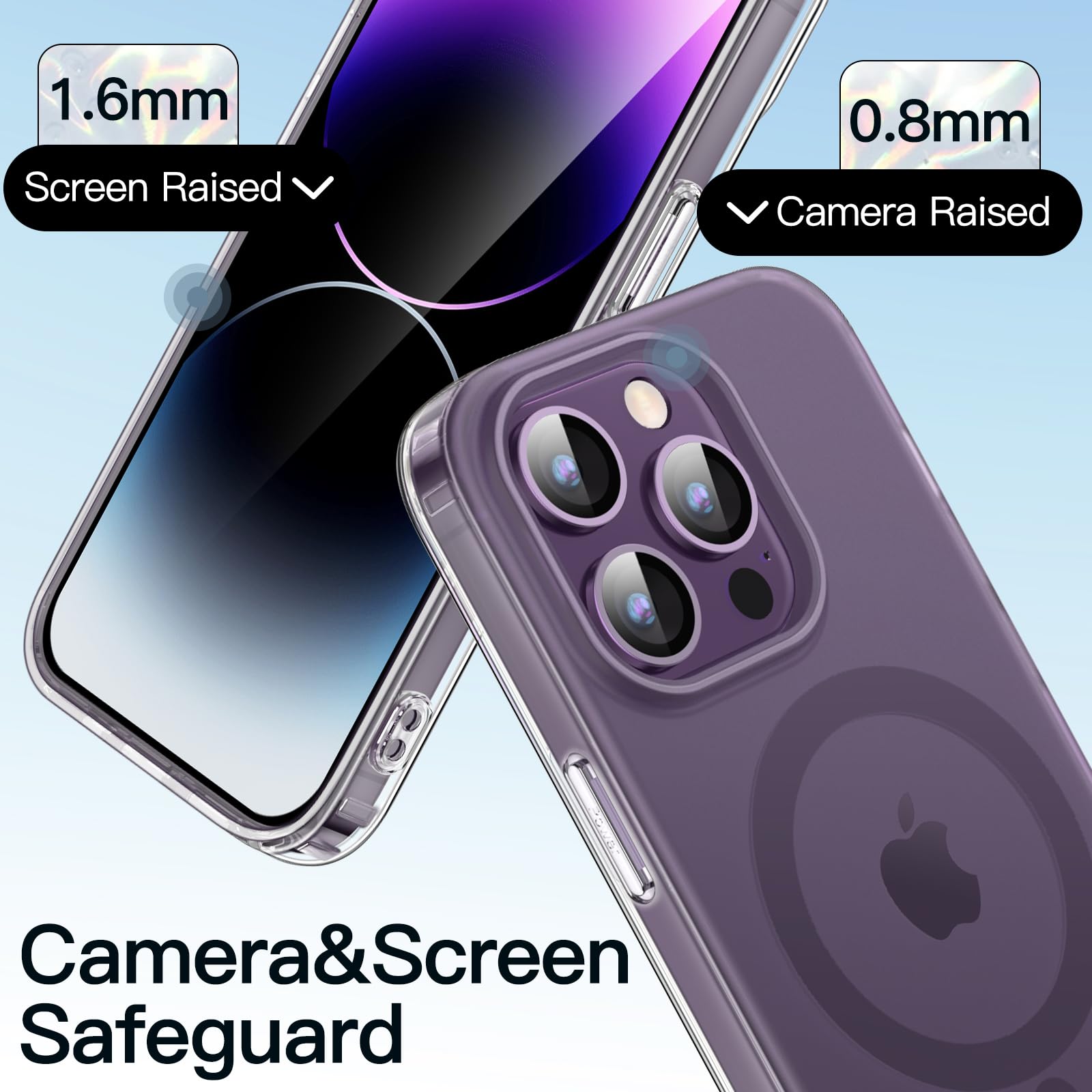 JETech Cover per iPhone 13 6,1 Pollici, Antiurto Cellulare Paraurti