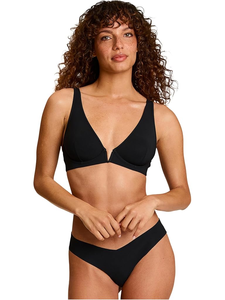 Black Commando Classic Plunge Underwire Bra