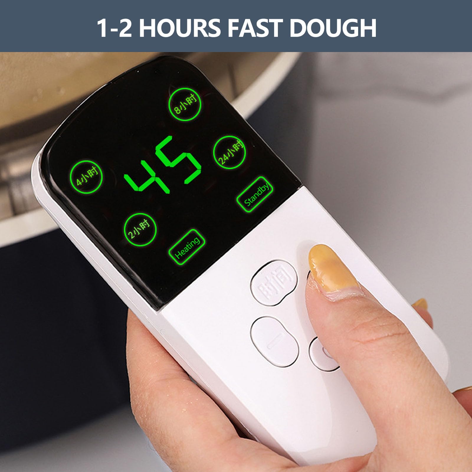Machine de Fermentation du Pain 5 L – Température réglable 20-55 ℃, Boîte Automatique avec Doublure en Acier Inoxydable