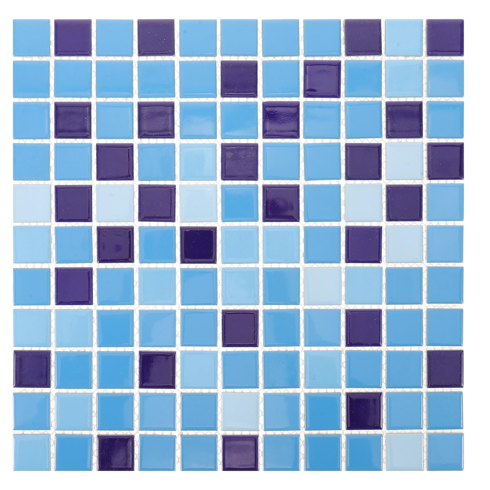 Carreau de céramique bleu piscine pour réparation de sol à domicile