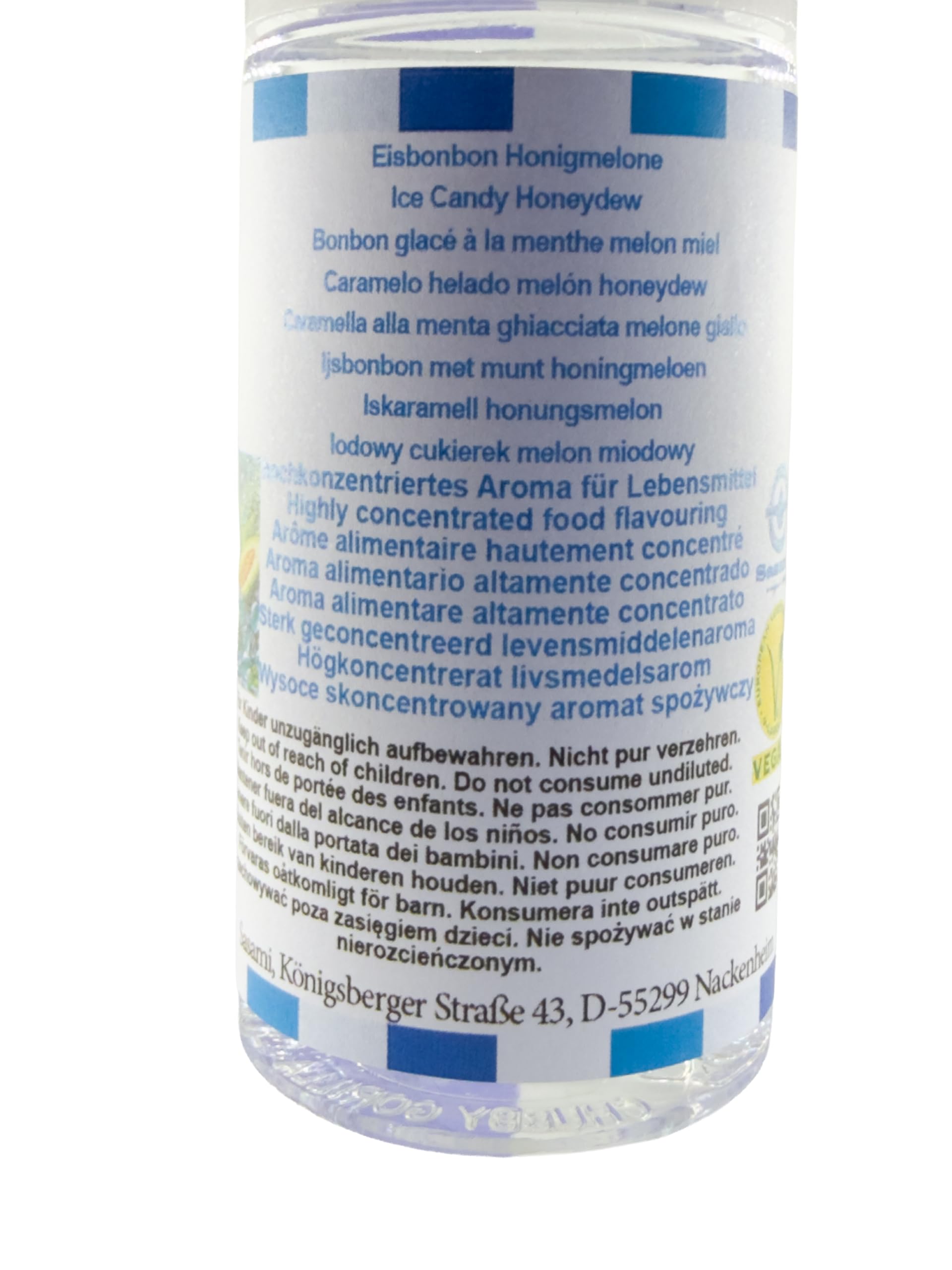 Caramelo helado melón honeydew aroma concentrado - Vegano - Sasami - 100ml