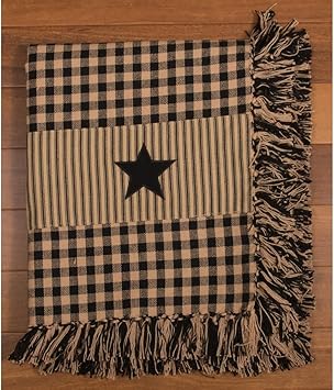Home Collections by Raghu Heritage House Check Star Afghan - Thumbnail 2