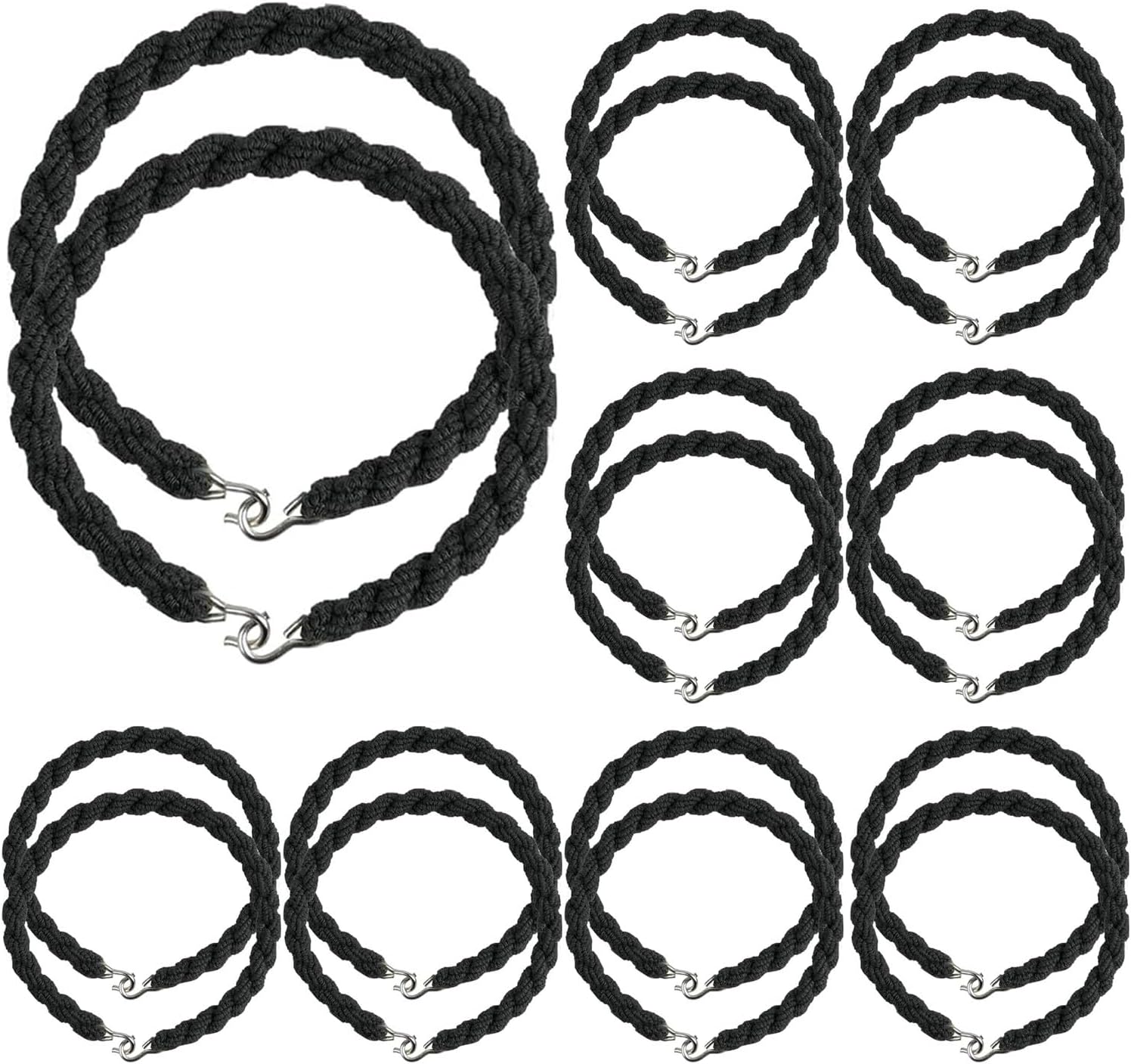 16 Pcs Boot Blousers Military,Military Elastic Boot Straps Shoelace Boot Blousers with Metal Hooks