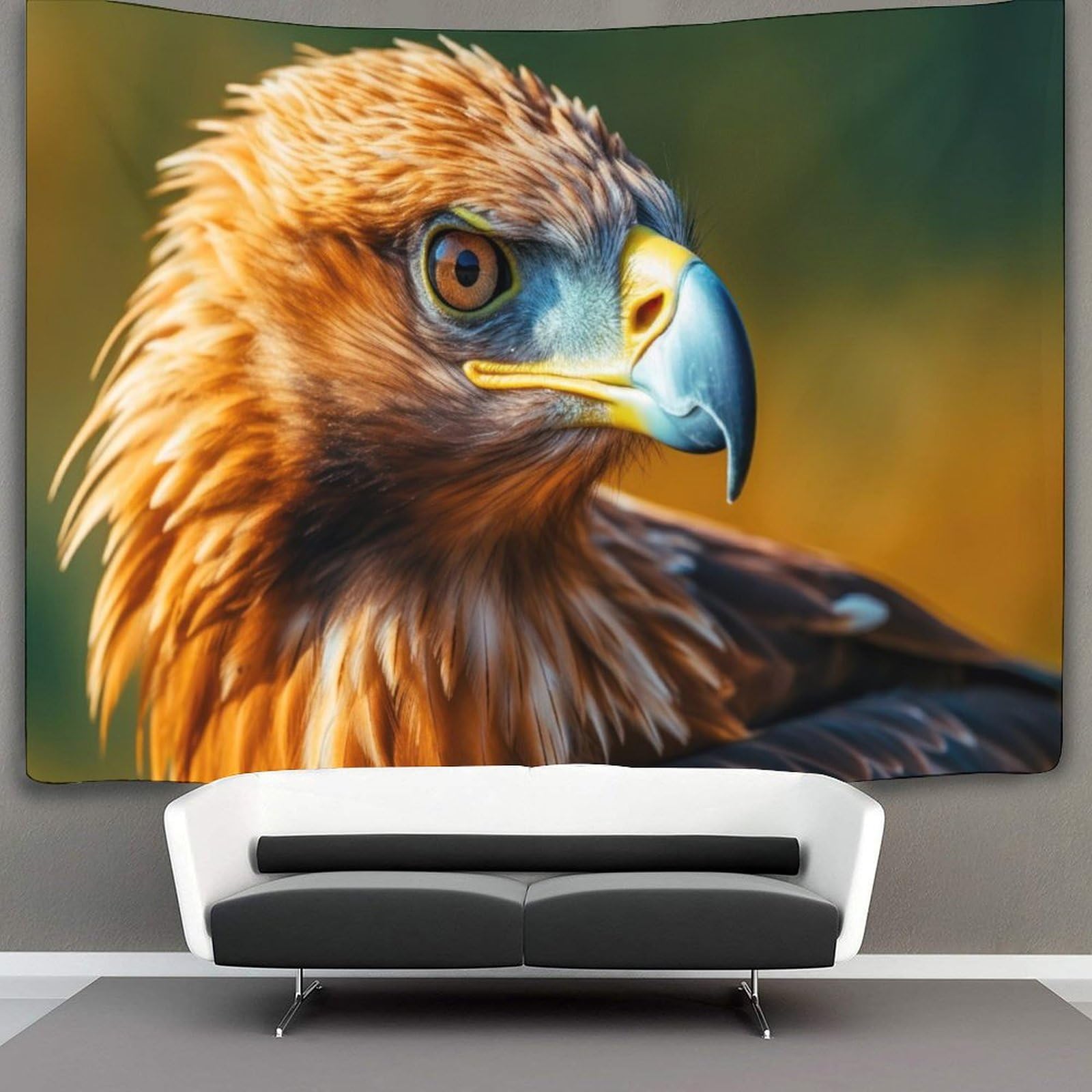 kaiyun Animal Tapestry Wall Hanging Majestic Eagle Art for Bedroom Living Room Dorm Decor 130cmx150cm