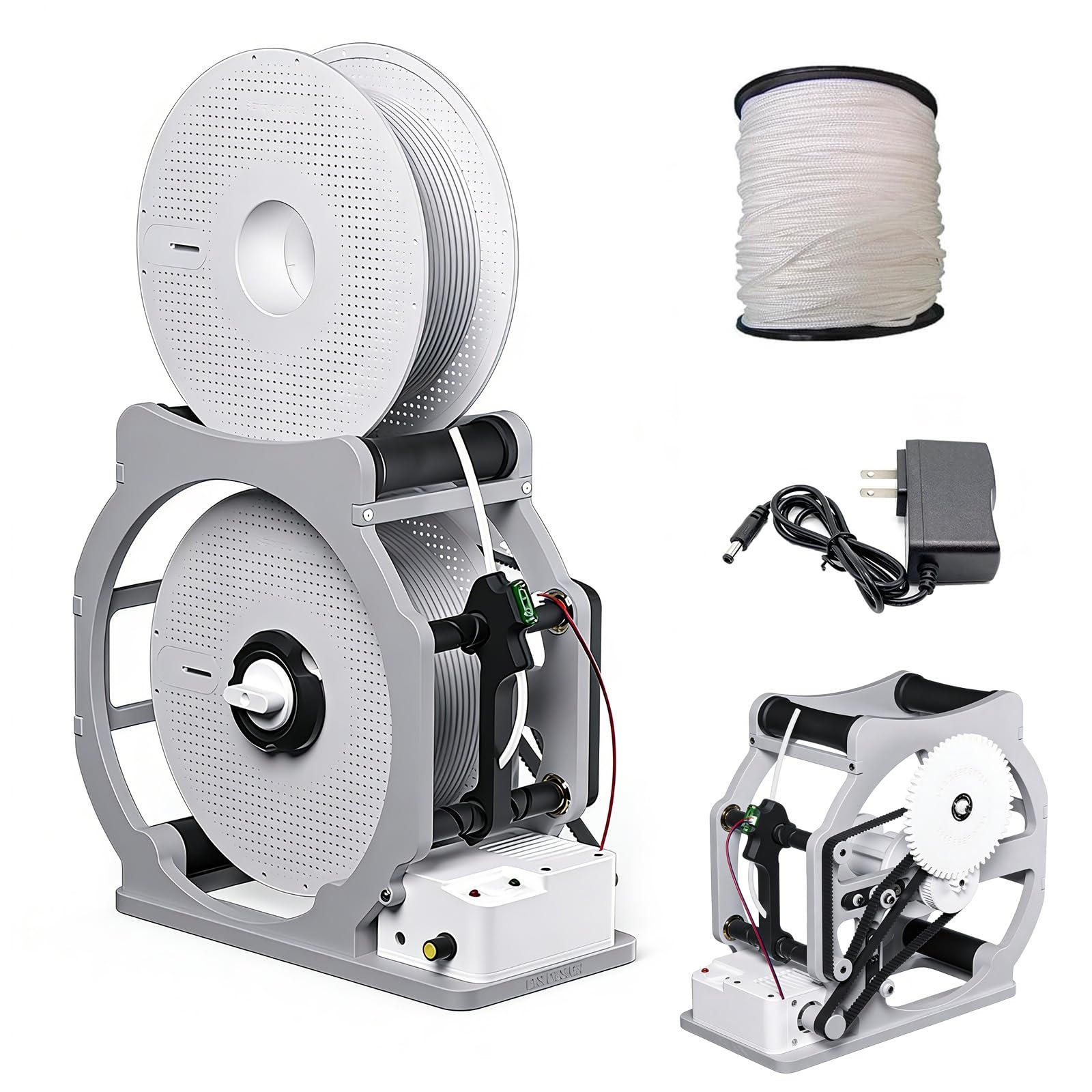 Automatyczna Nawijarka Filamentów Do Druku 3D, Inteligentna Szpula Na Materiały Eksploatacyjne, Regulowana Prędkość, Pojemność Szpuli: 1 Kg, Takich Jak Pla/Abs/Petg