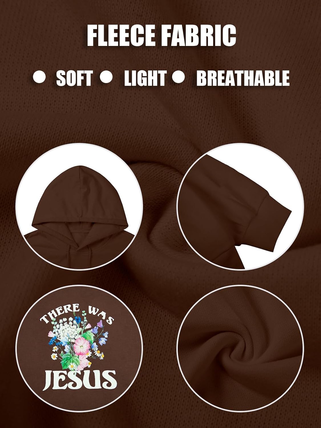 MNLYBABY Christian Hoodie Women Jesus Religious Faith Sweatshirt God Bible Verse Shirt Inspirational Pullover Tops - Image 5