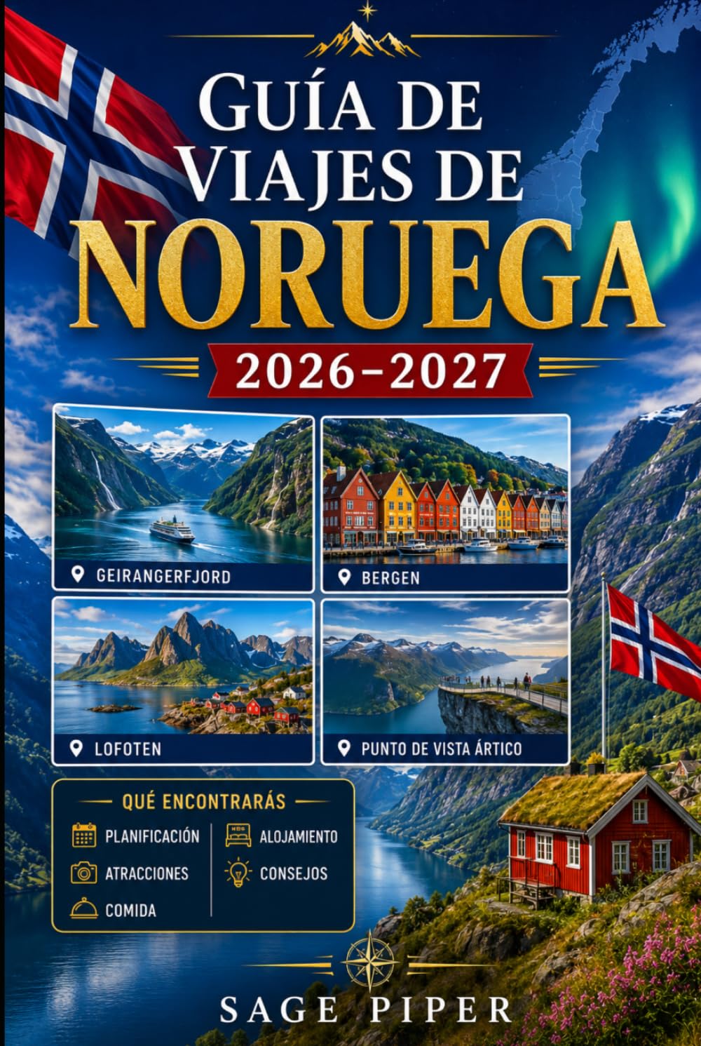 Guía de Viajes de Noruega 2026–2027: Explora Oslo, Bergen, Tromsø, las islas Lofoten, Geirangerfjord, el norte ártico, cruceros por fiordos, ... primerizos, parejas, familias y viajeros