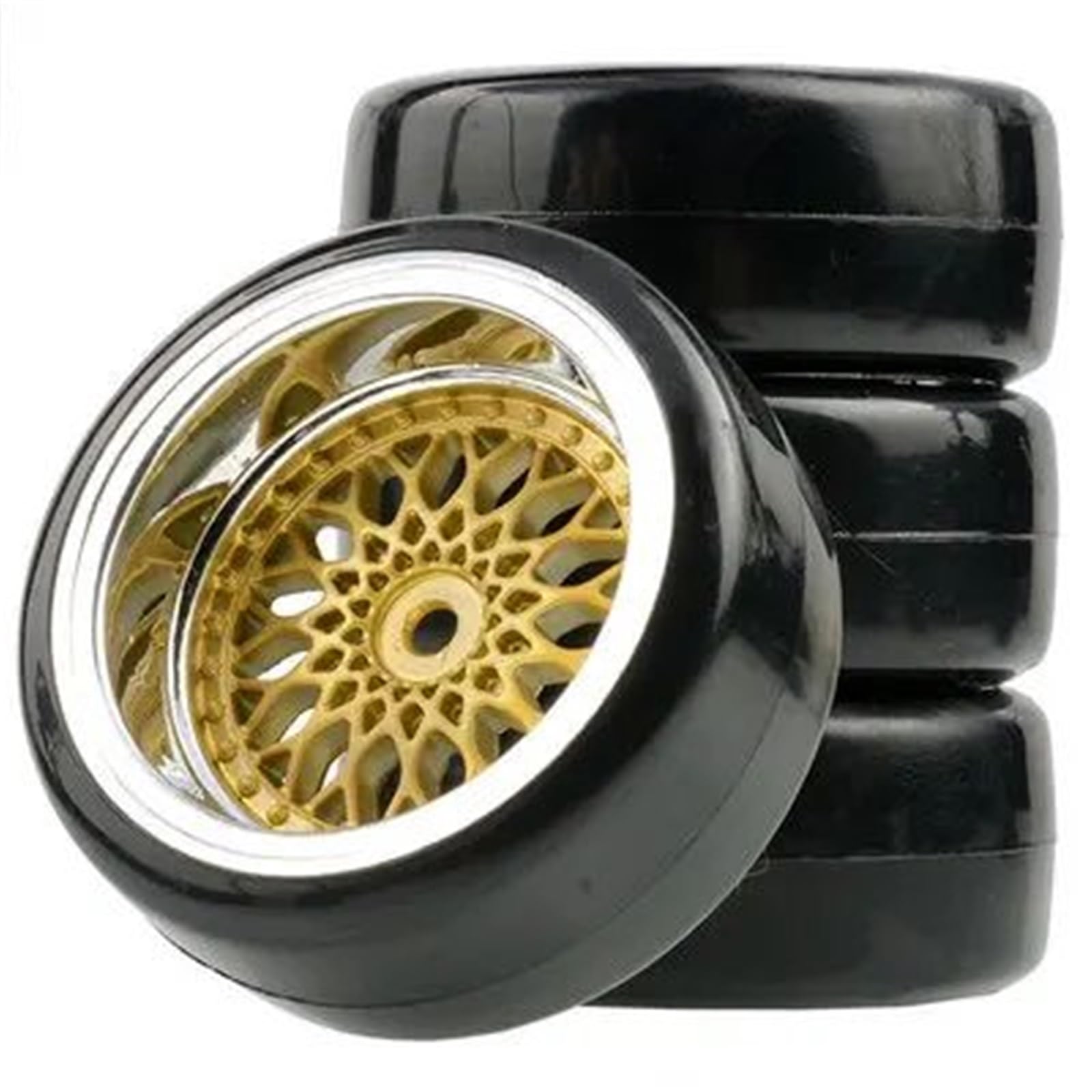 Ruedas Neumáticos Deriva Suave para HSP 94123 D4 D3 1/10 RC Pieza
