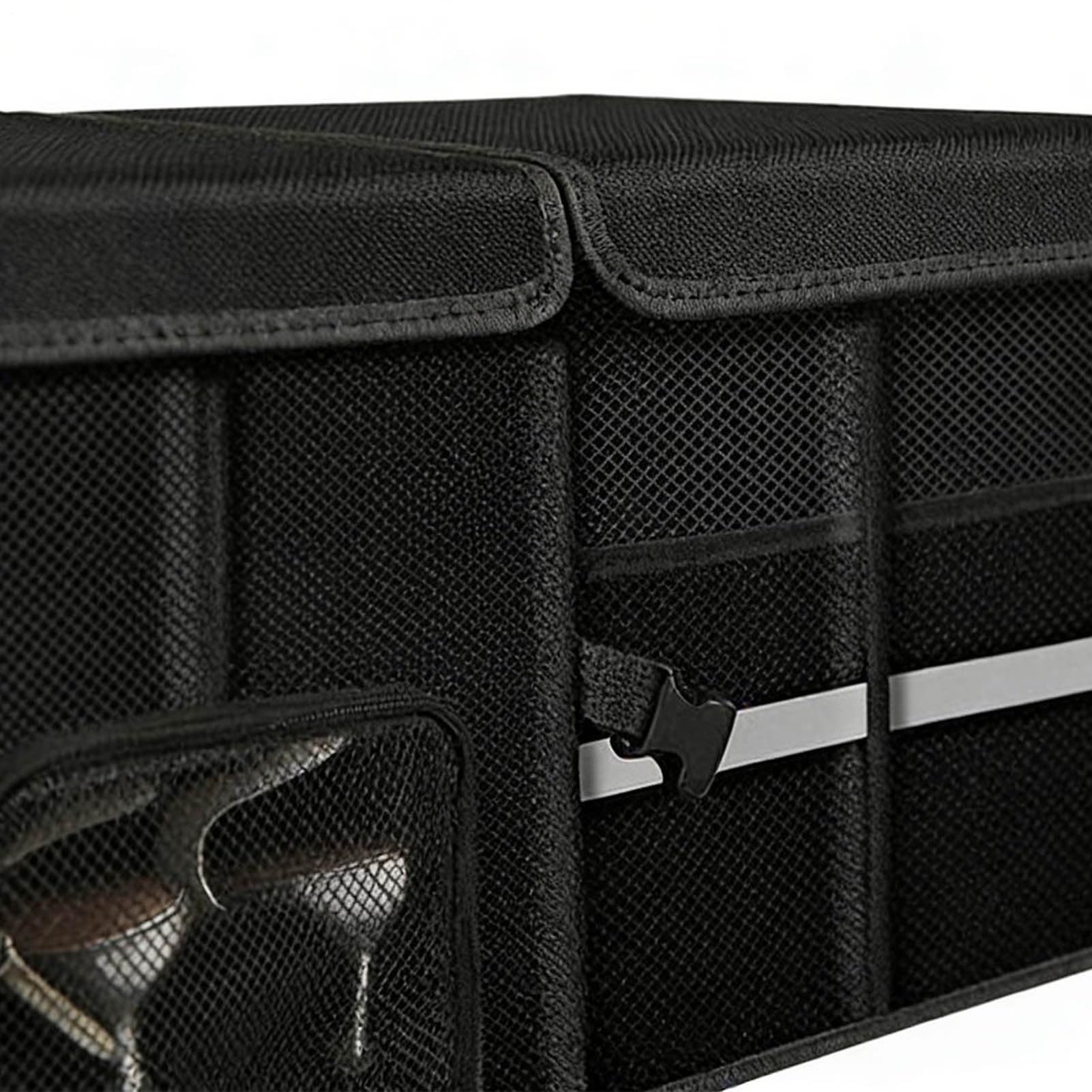 Organizador De Maletero Plegable Portátil Con Múltiples Compartimentos Y | Organizador de Asiento Trasero para Viajes por Carretera, Acampada, Picnic, Meriendas, Conducción Larga y
